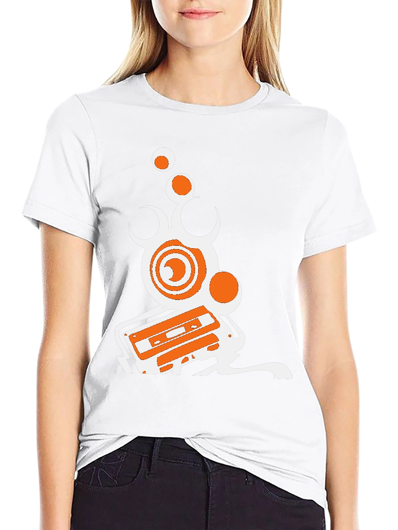 Retro Music T-Shirt - Black Graphic Tee