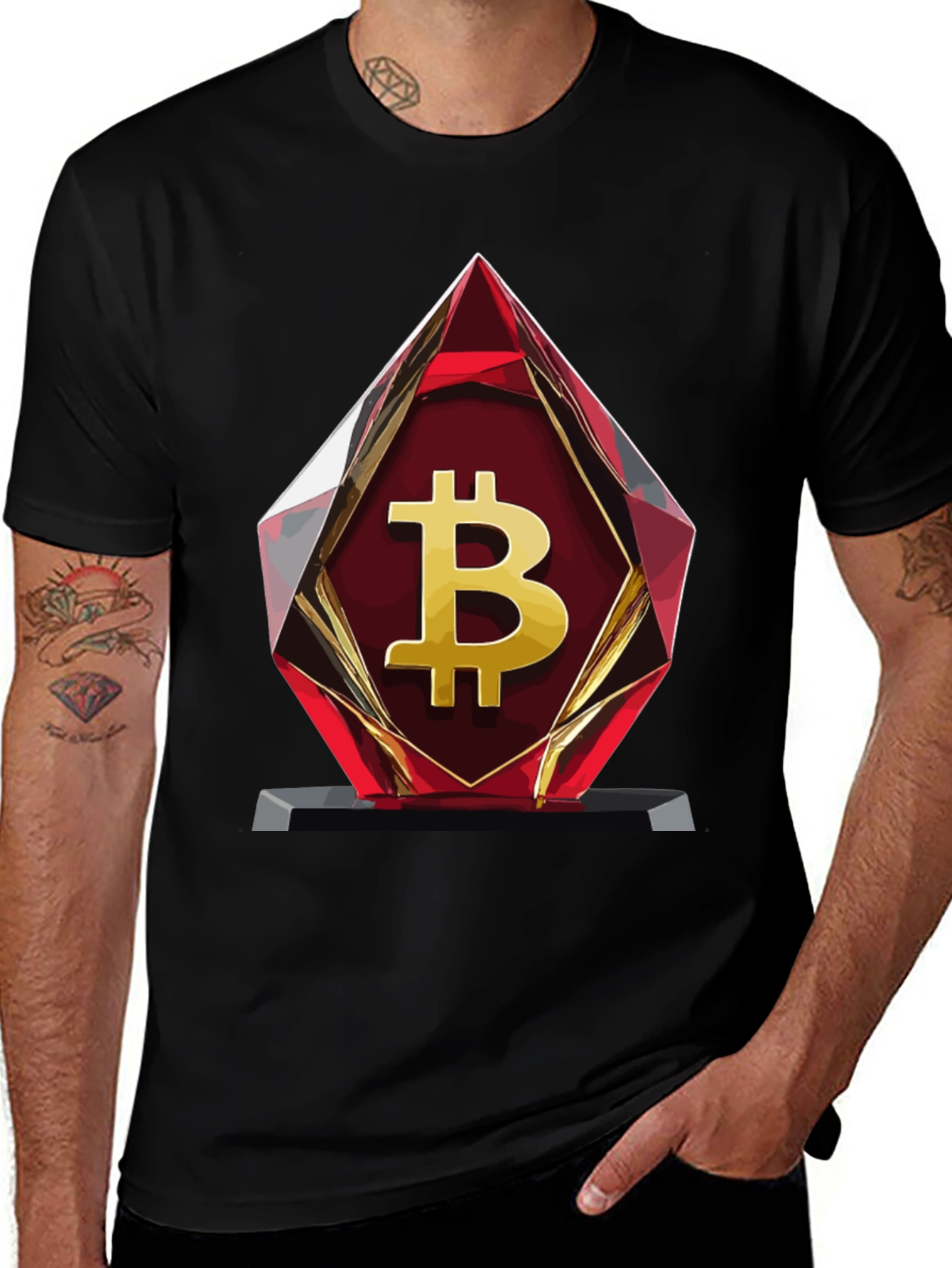 Bitcoin Trophy T-Shirt - Crypto Currency Tee