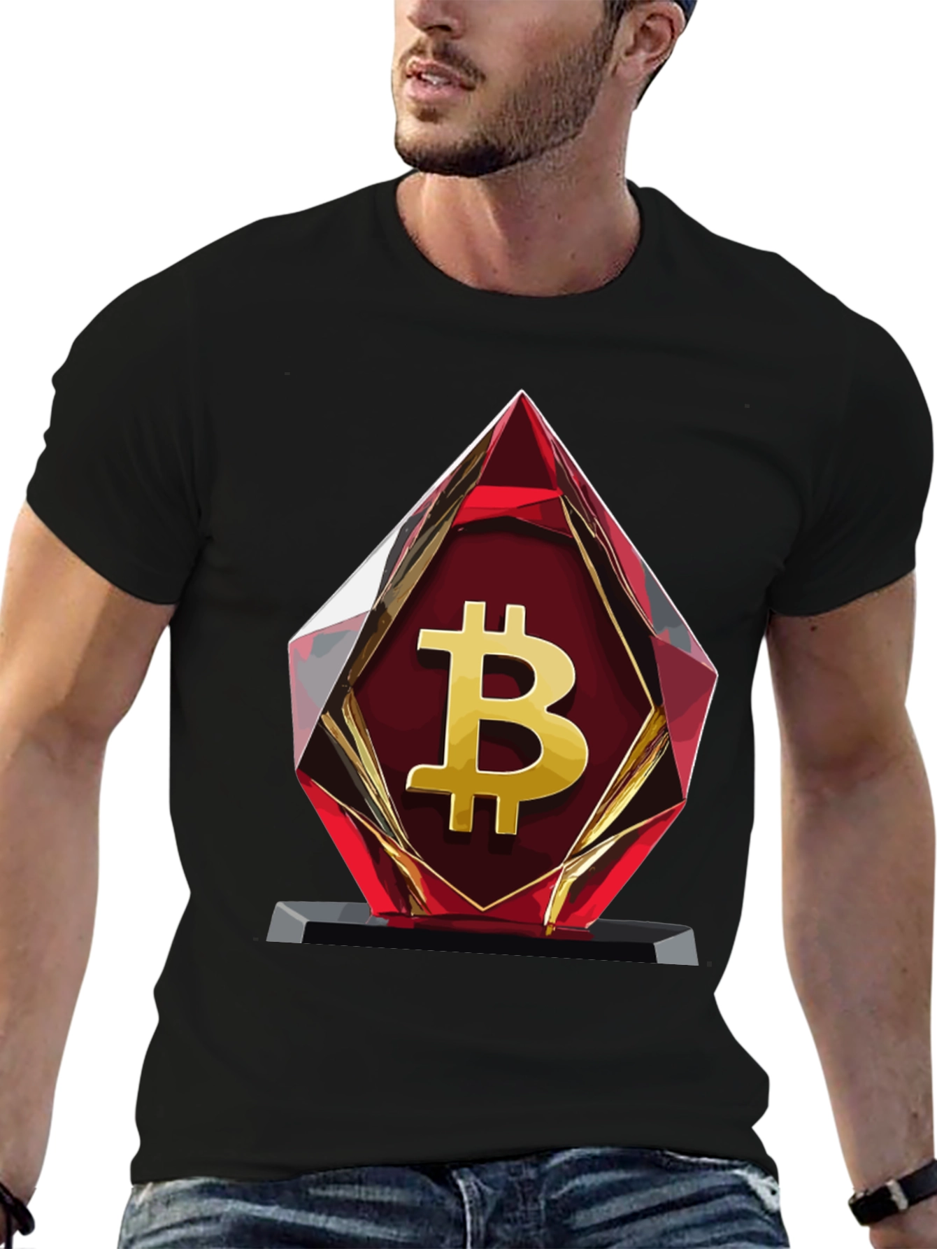 Bitcoin Trophy T-Shirt - Crypto Currency Tee
