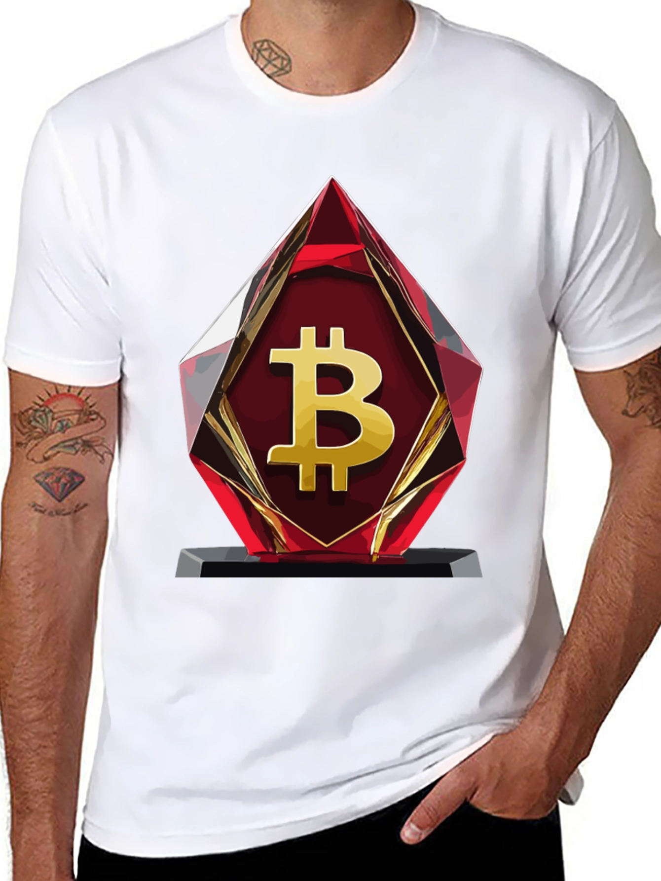 Bitcoin Trophy T-Shirt - Crypto Currency Tee