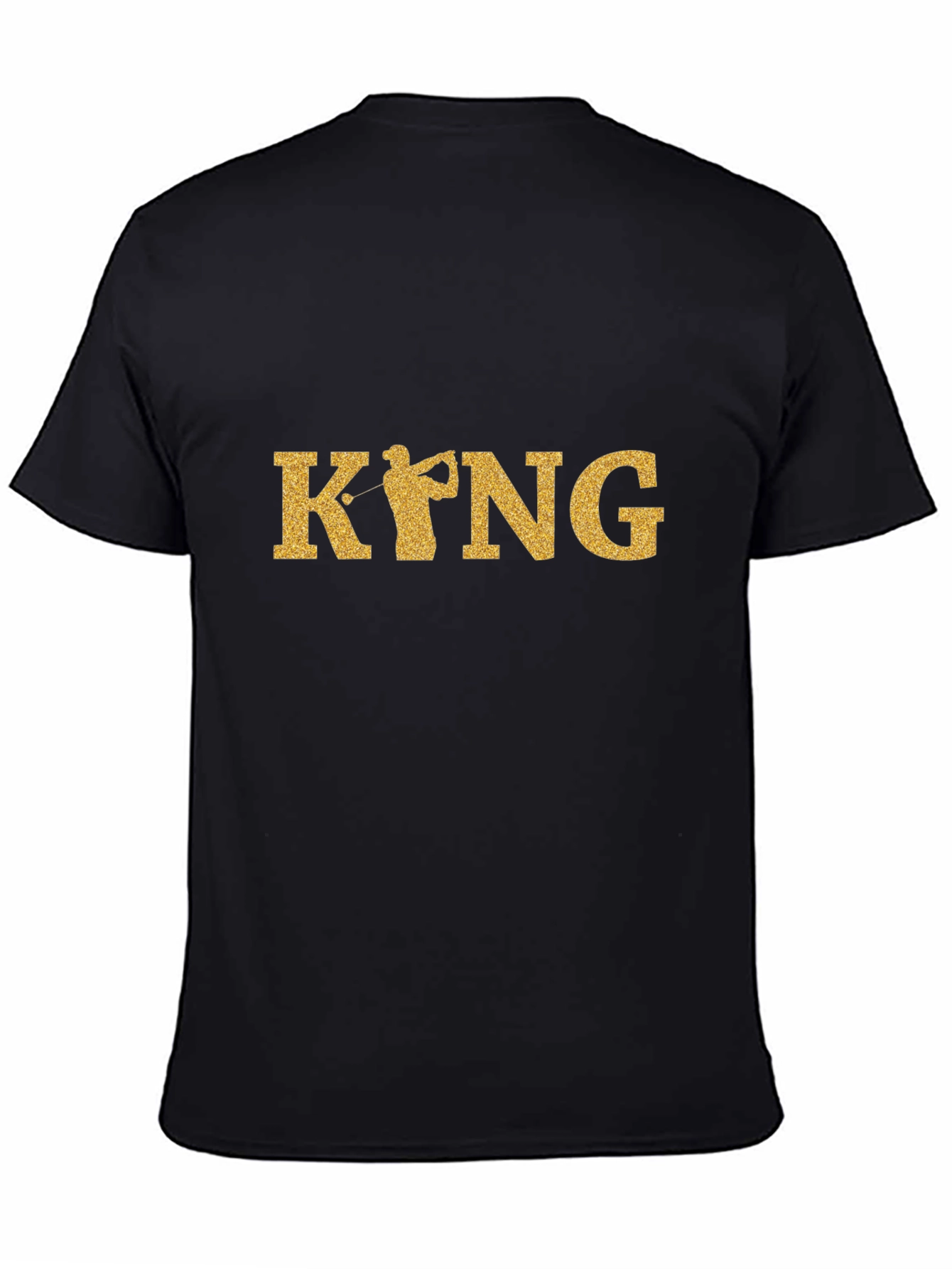 Golf King Black Graphic Tee