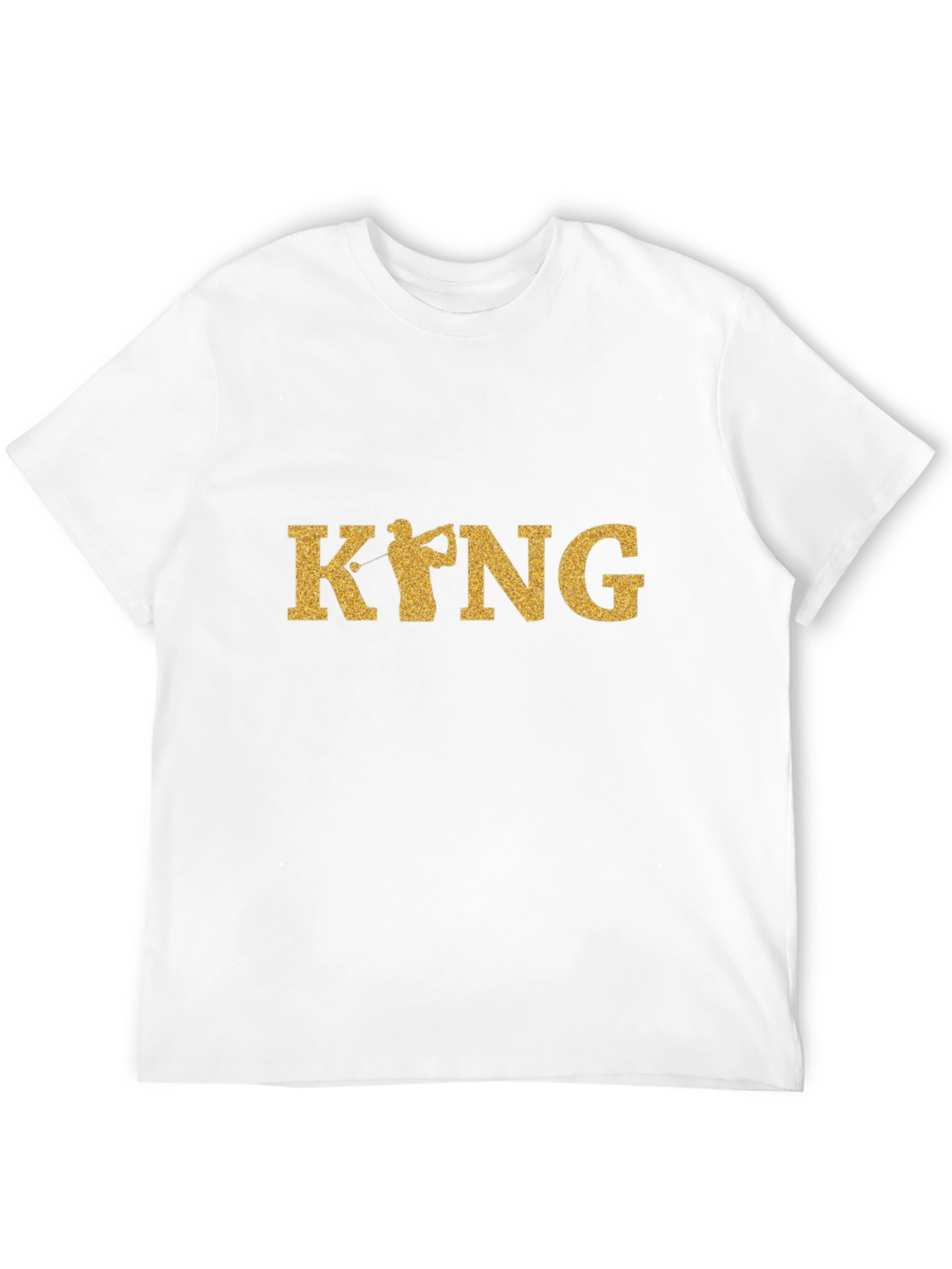 Golf King Black Graphic Tee