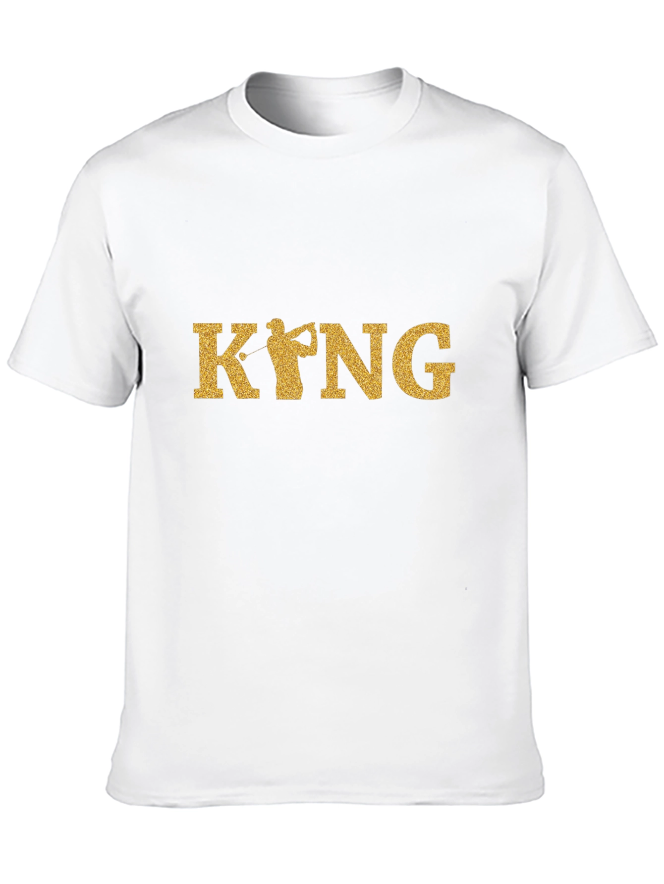 Golf King Black Graphic Tee
