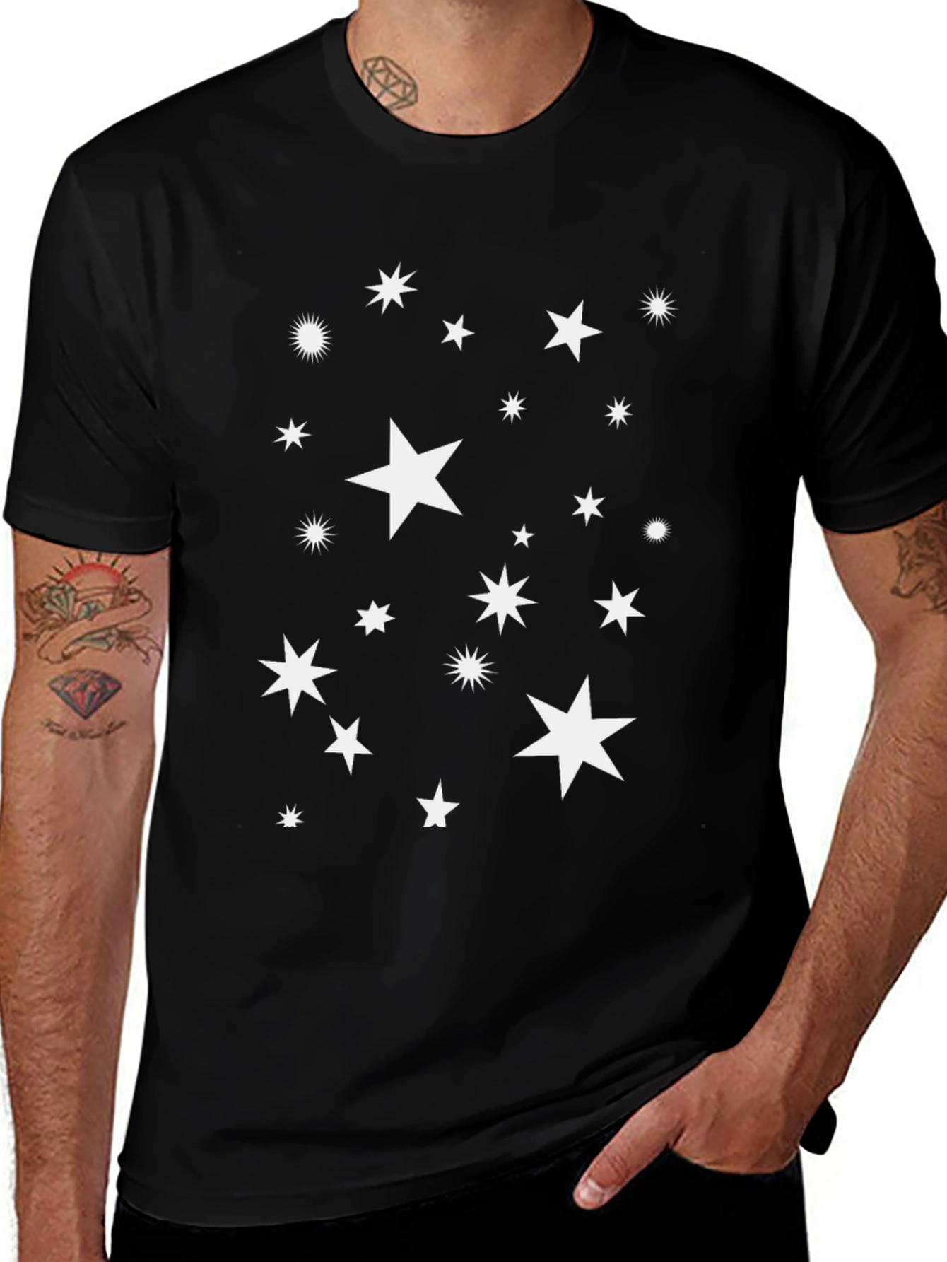Starry Night Black T-Shirt