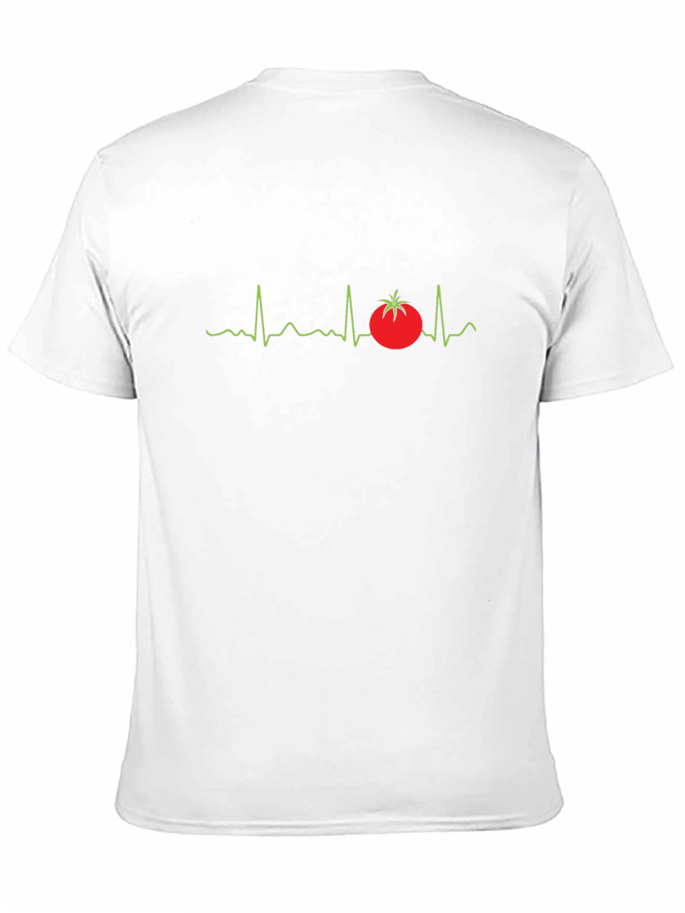 Tomato Heartbeat Graphic T-Shirt - Black