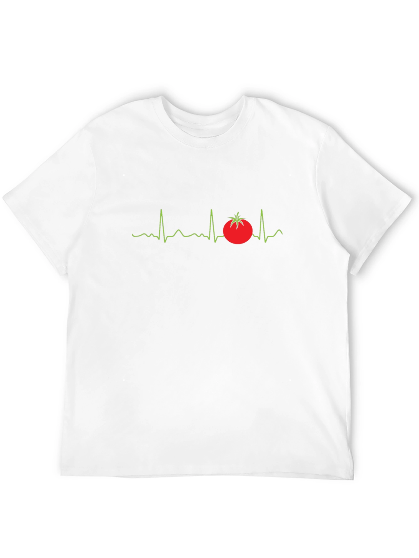 Tomato Heartbeat Graphic T-Shirt - Black