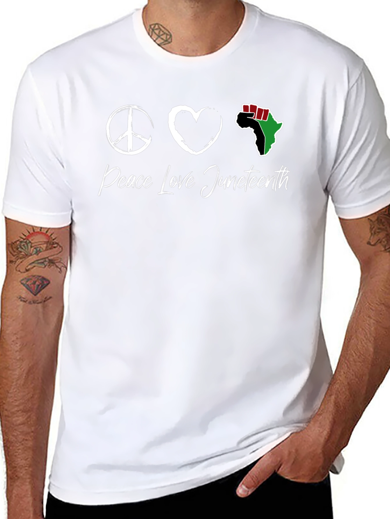 Peace Love Juneteenth T-Shirt