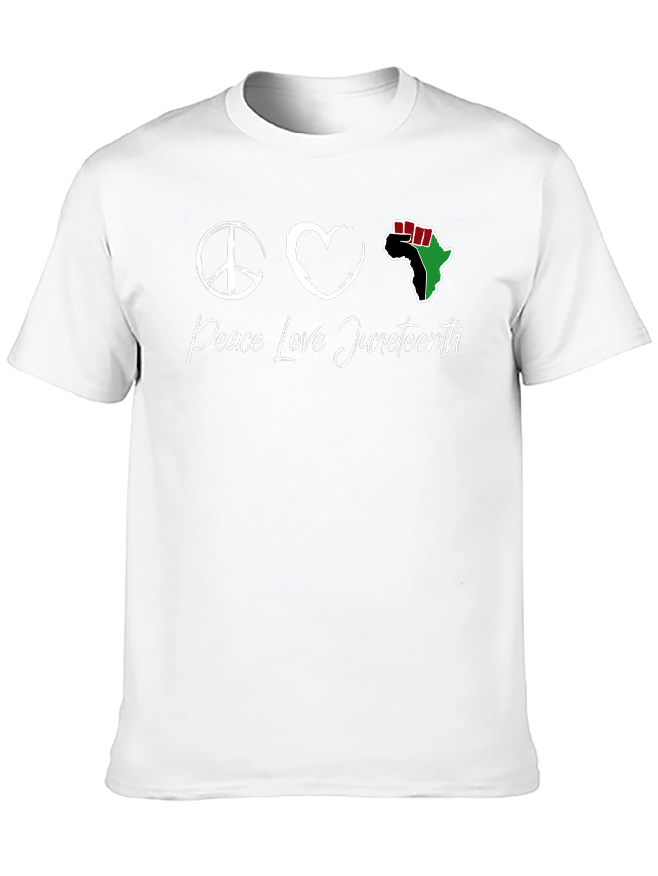 Peace Love Juneteenth T-Shirt