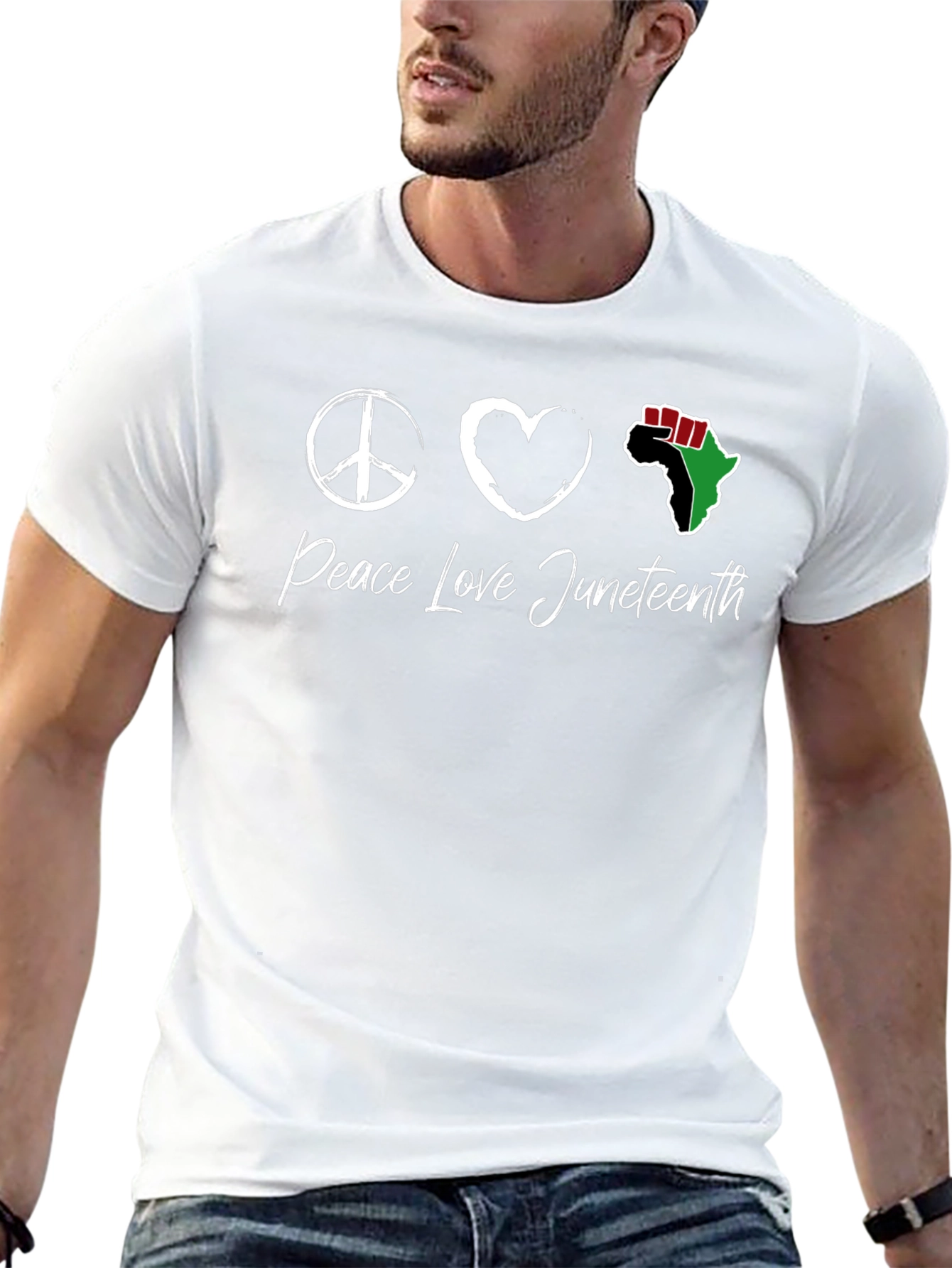 Peace Love Juneteenth T-Shirt
