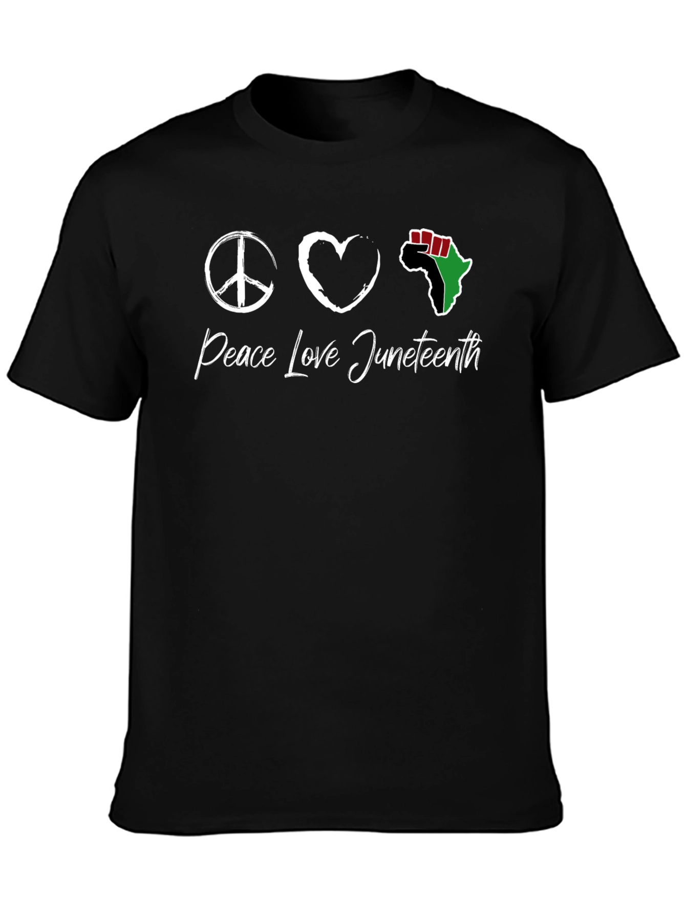 Peace Love Juneteenth T-Shirt