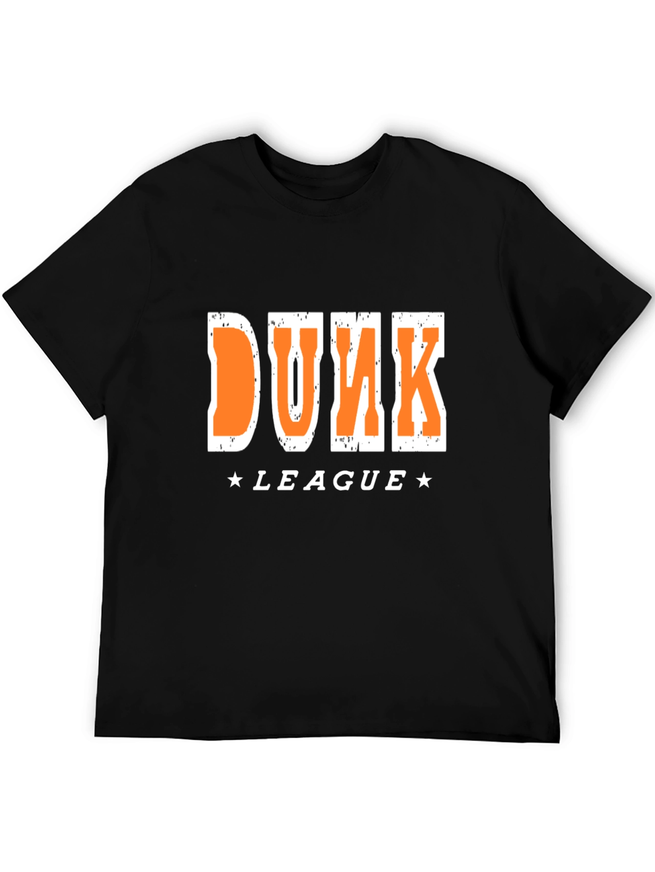 Dunk League Graphic T-Shirt - Black Cotton Tee