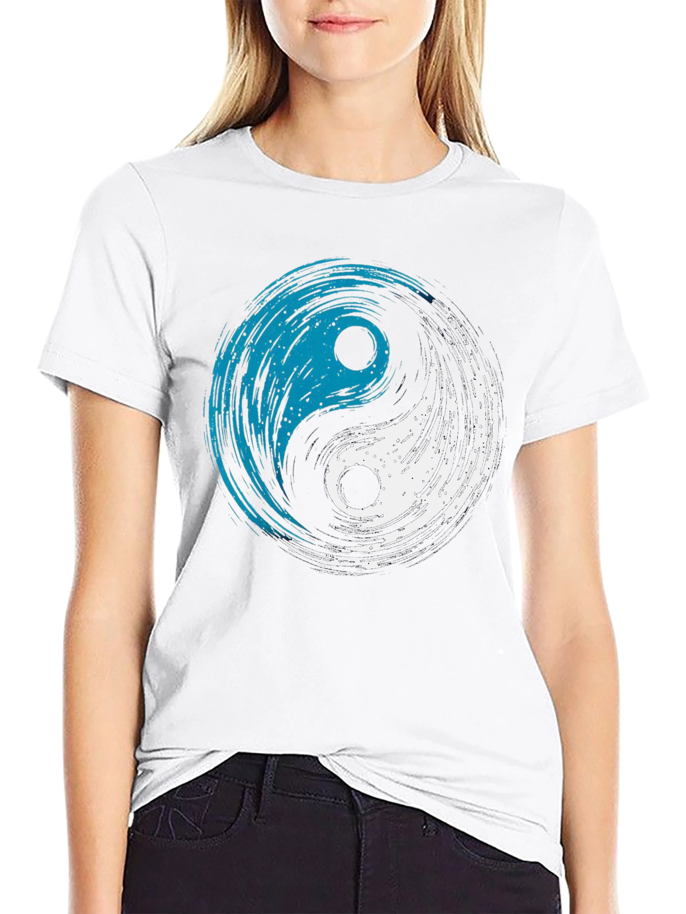 Yin Yang Graphic T-Shirt - Balance & Harmony