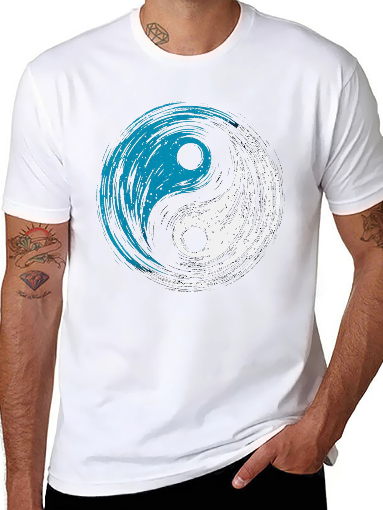 Yin Yang Graphic T-Shirt - Balance & Harmony