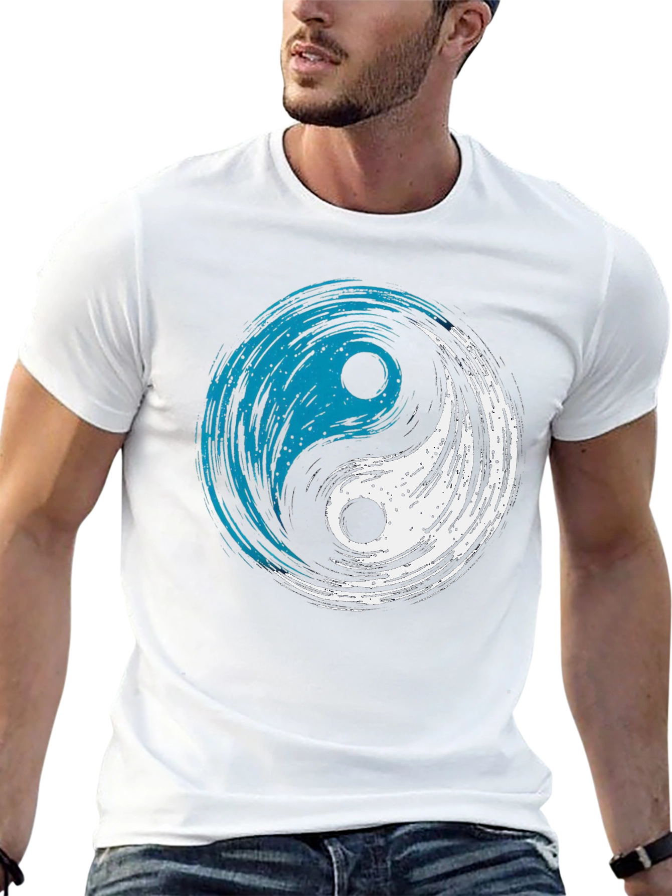 Yin Yang Graphic T-Shirt - Balance & Harmony