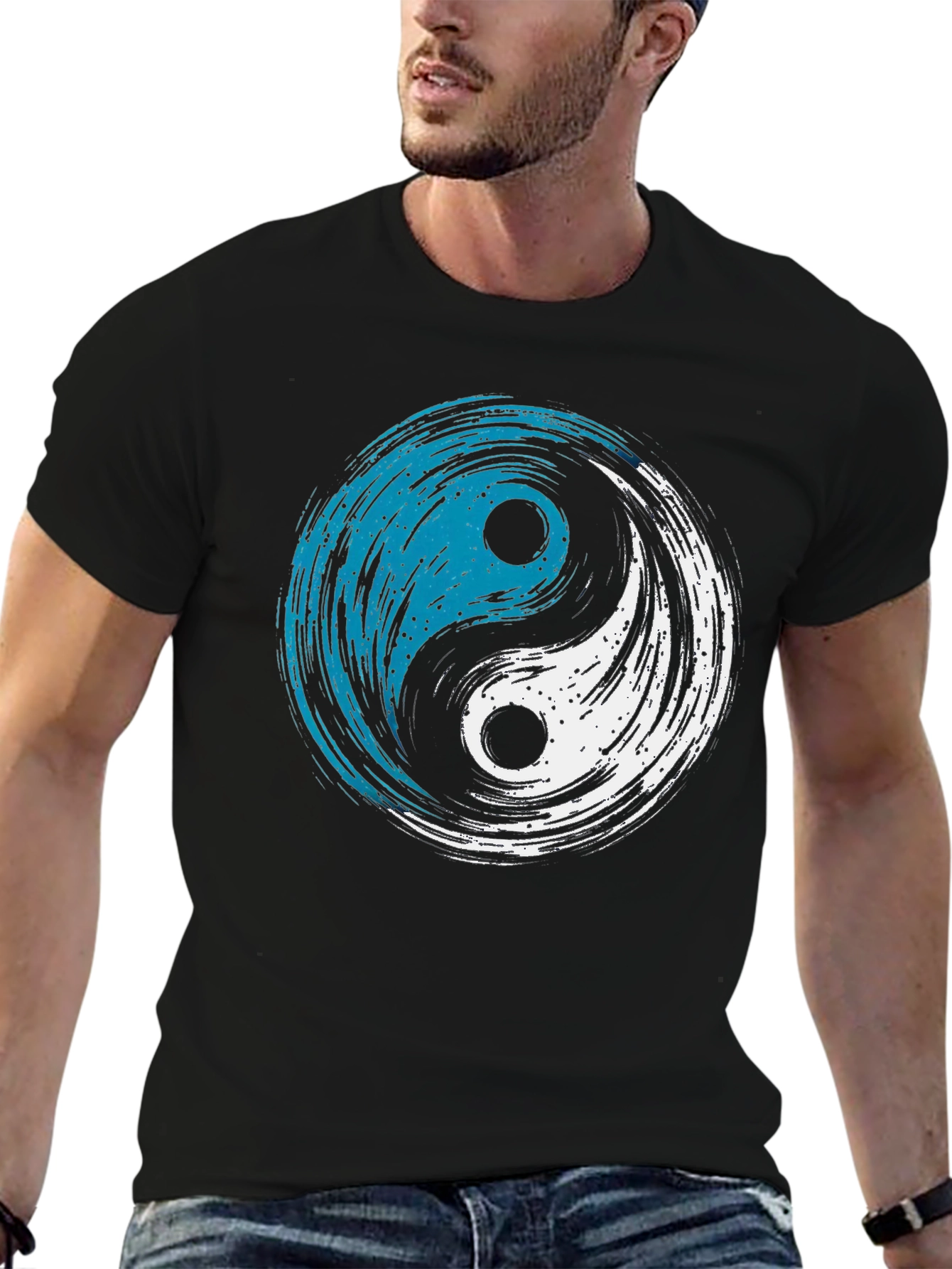 Yin Yang Graphic T-Shirt - Balance & Harmony