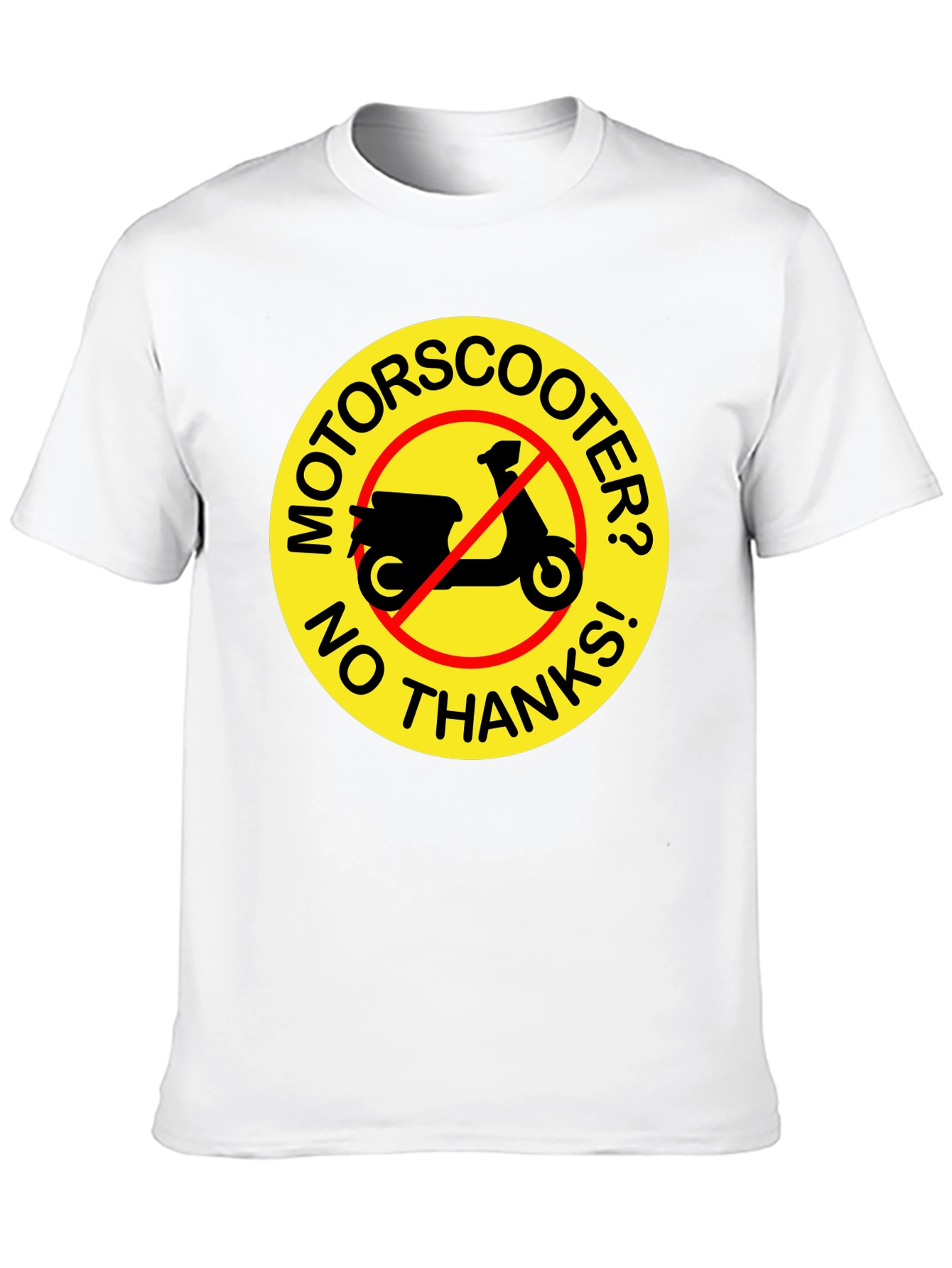 No Motor Scooter T-Shirt: Funny Graphic Tee