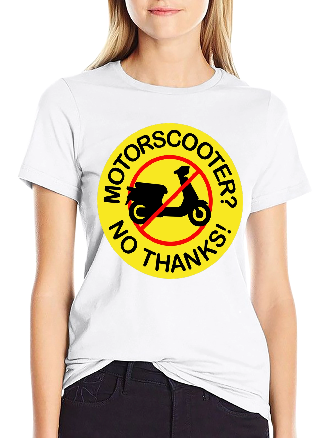 No Motor Scooter T-Shirt: Funny Graphic Tee