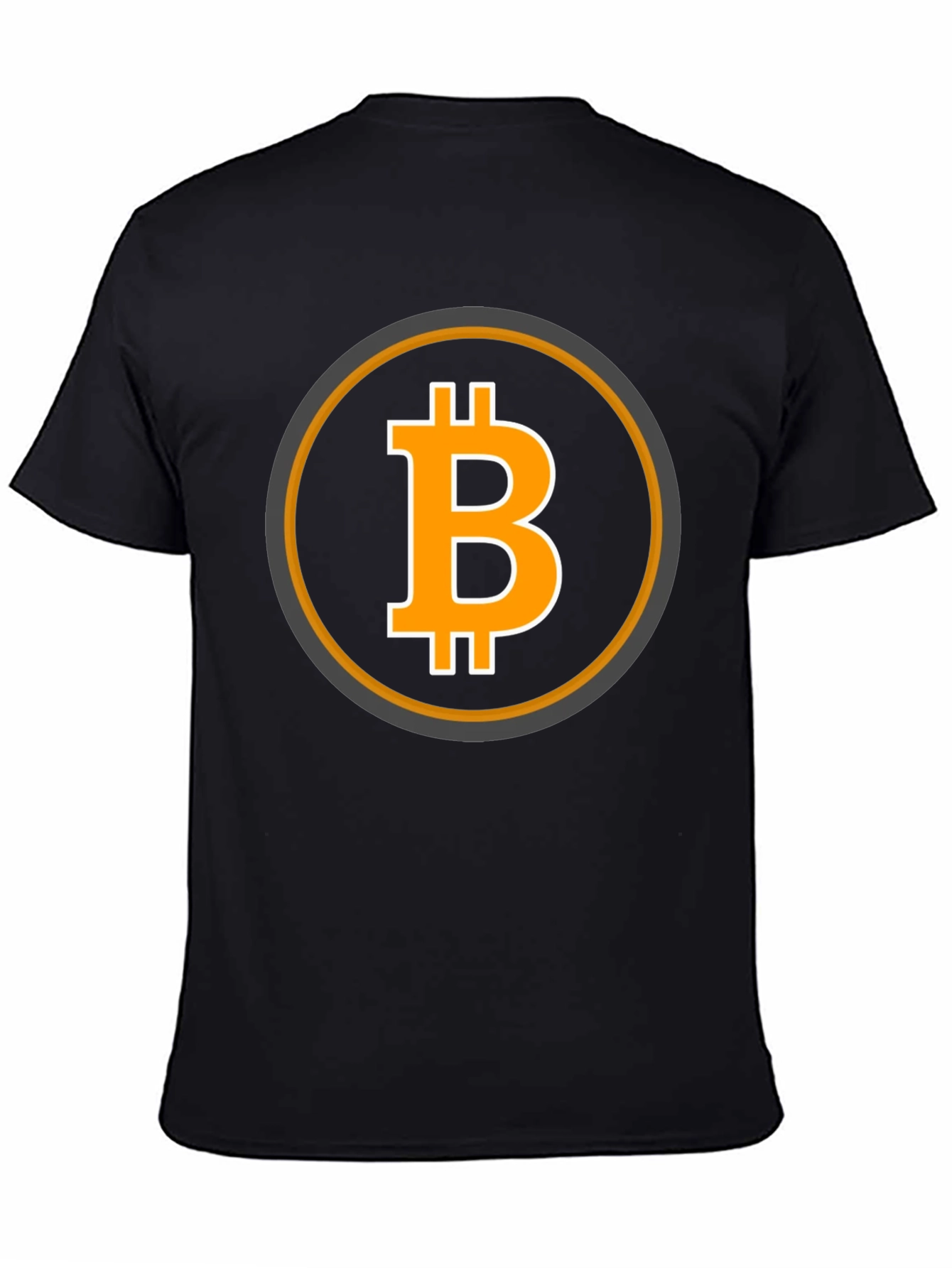 Bitcoin Logo Graphic Tee - Black