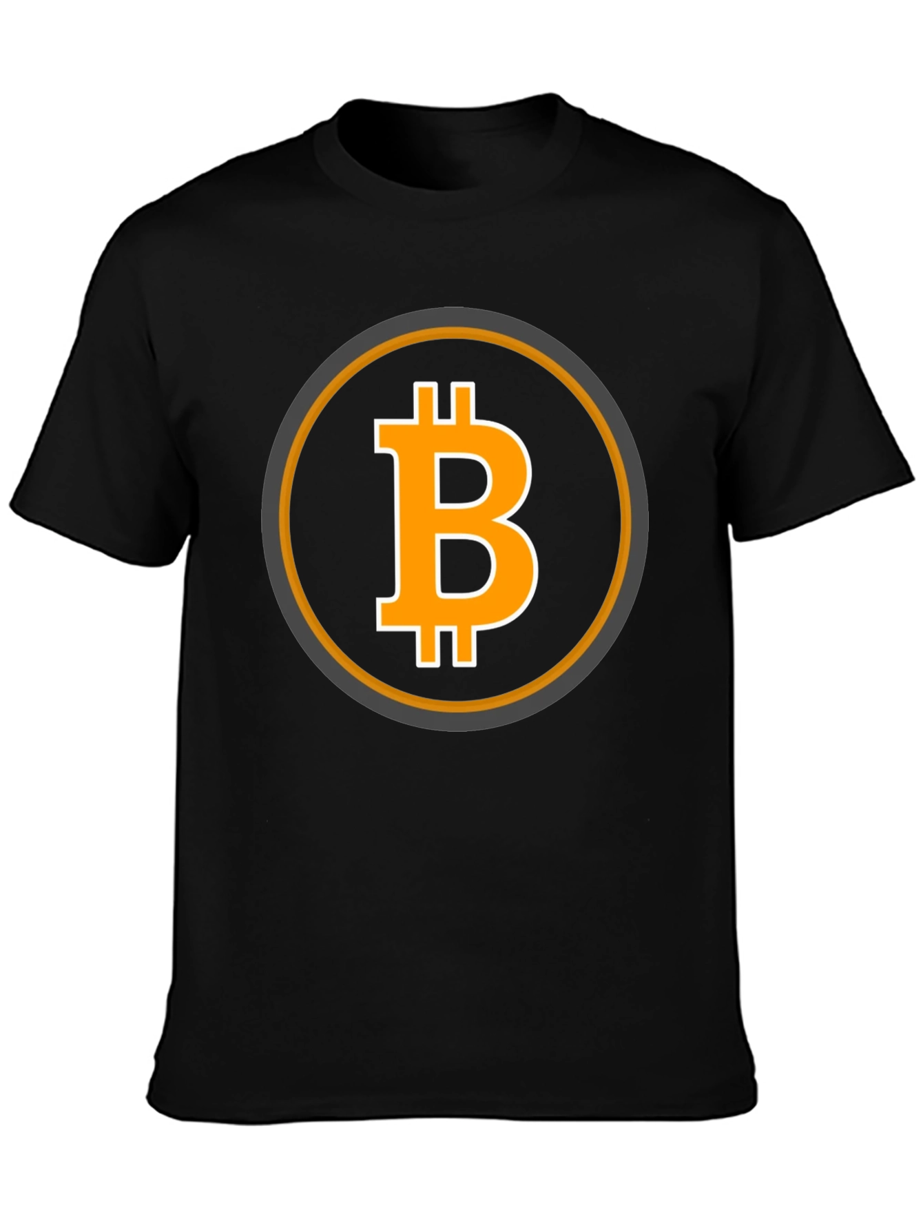 Bitcoin Logo Graphic Tee - Black
