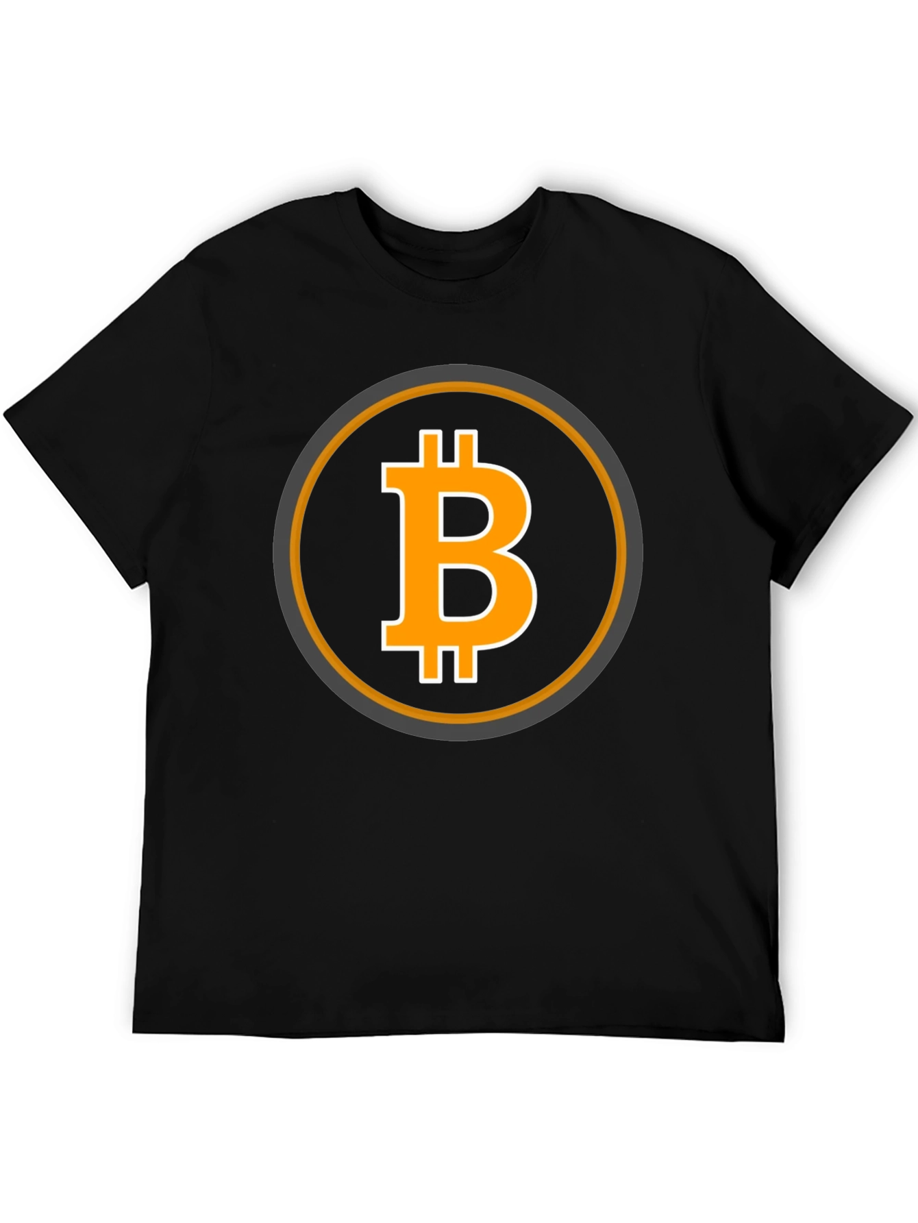Bitcoin Logo Graphic Tee - Black