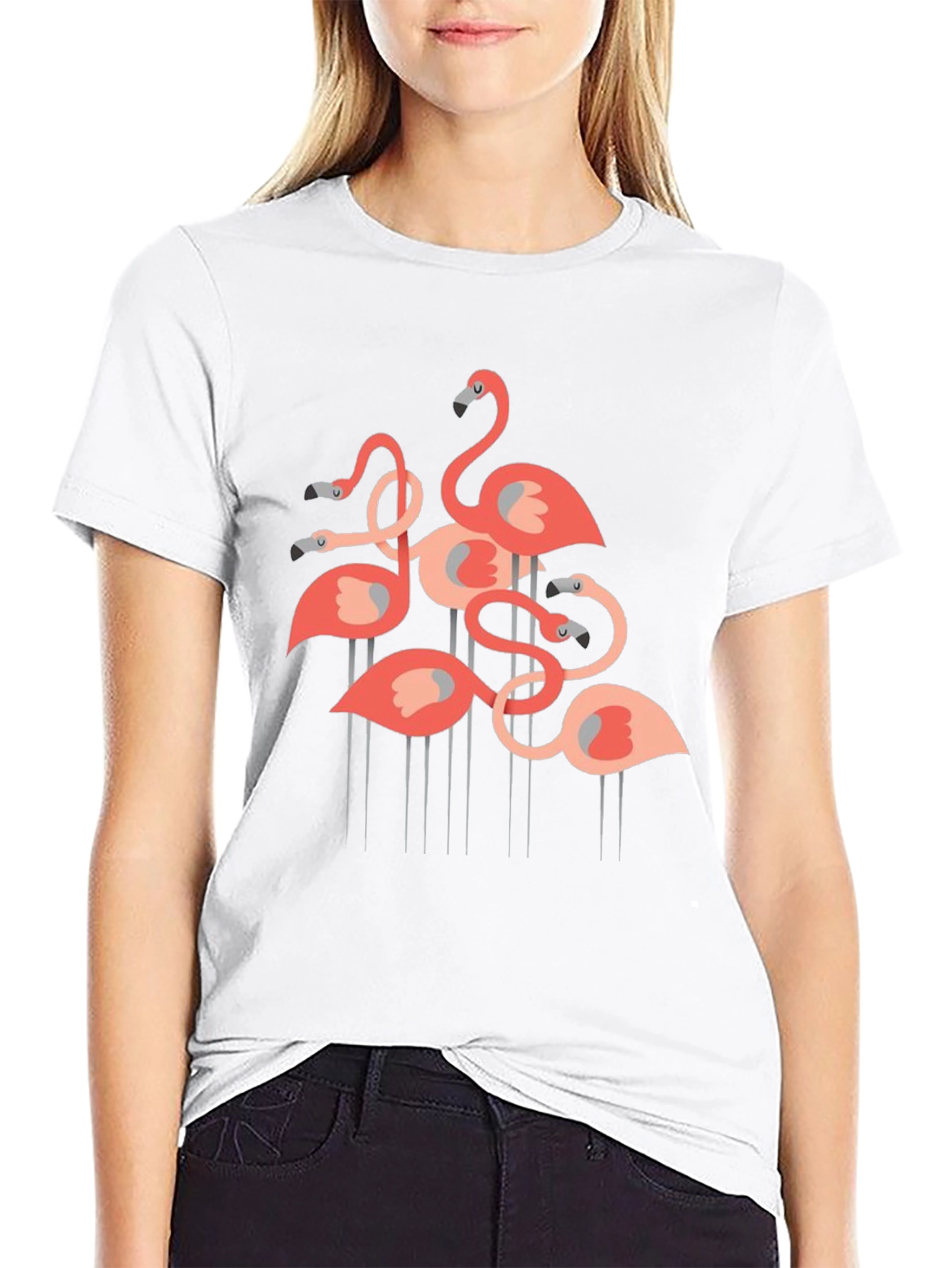 Flamingo Graphic Tee - Stylish & Fun!