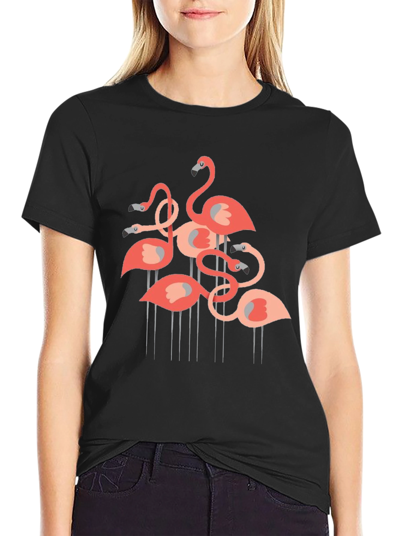 Flamingo Graphic Tee - Stylish & Fun!