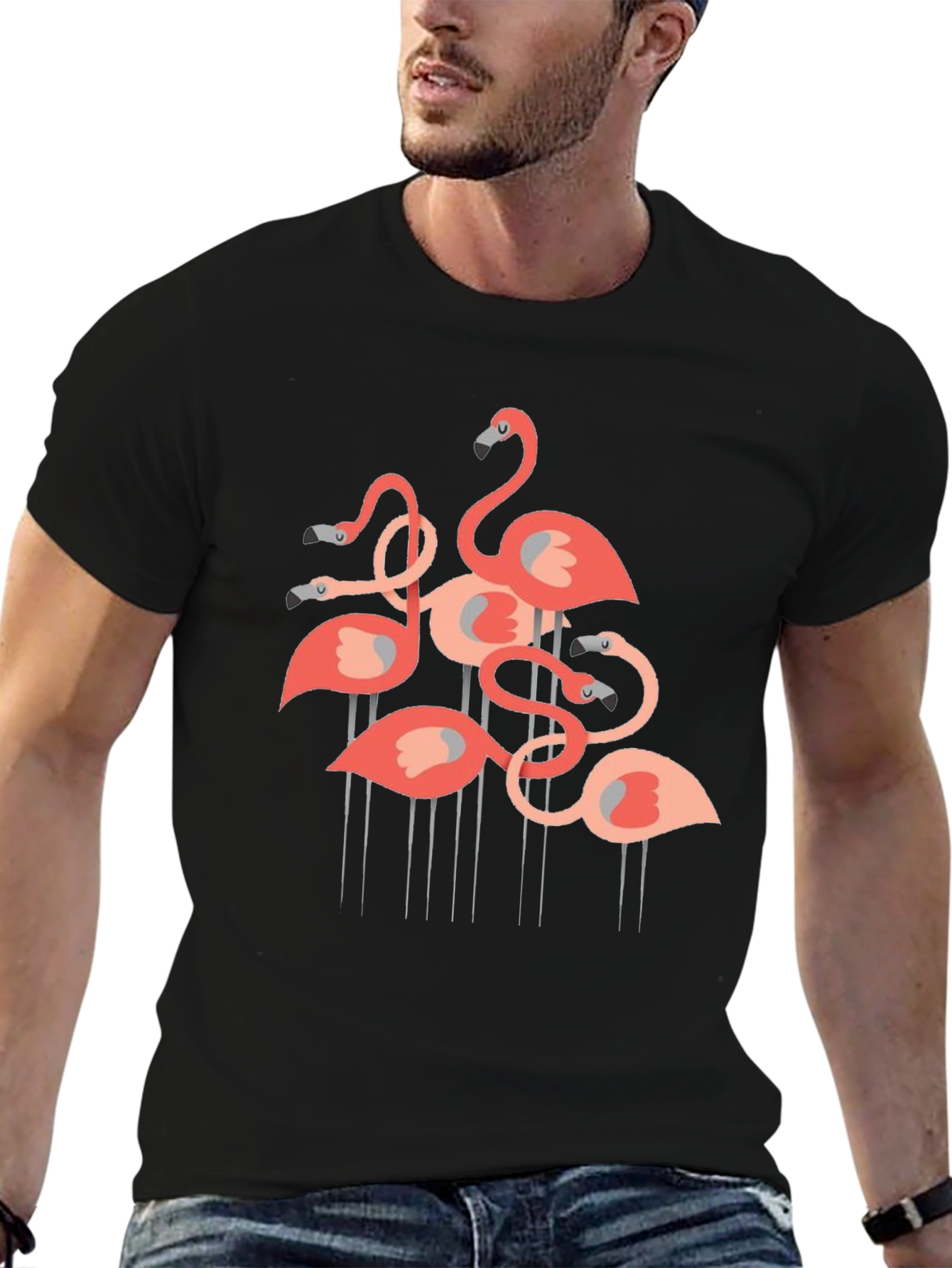 Flamingo Graphic Tee - Stylish & Fun!
