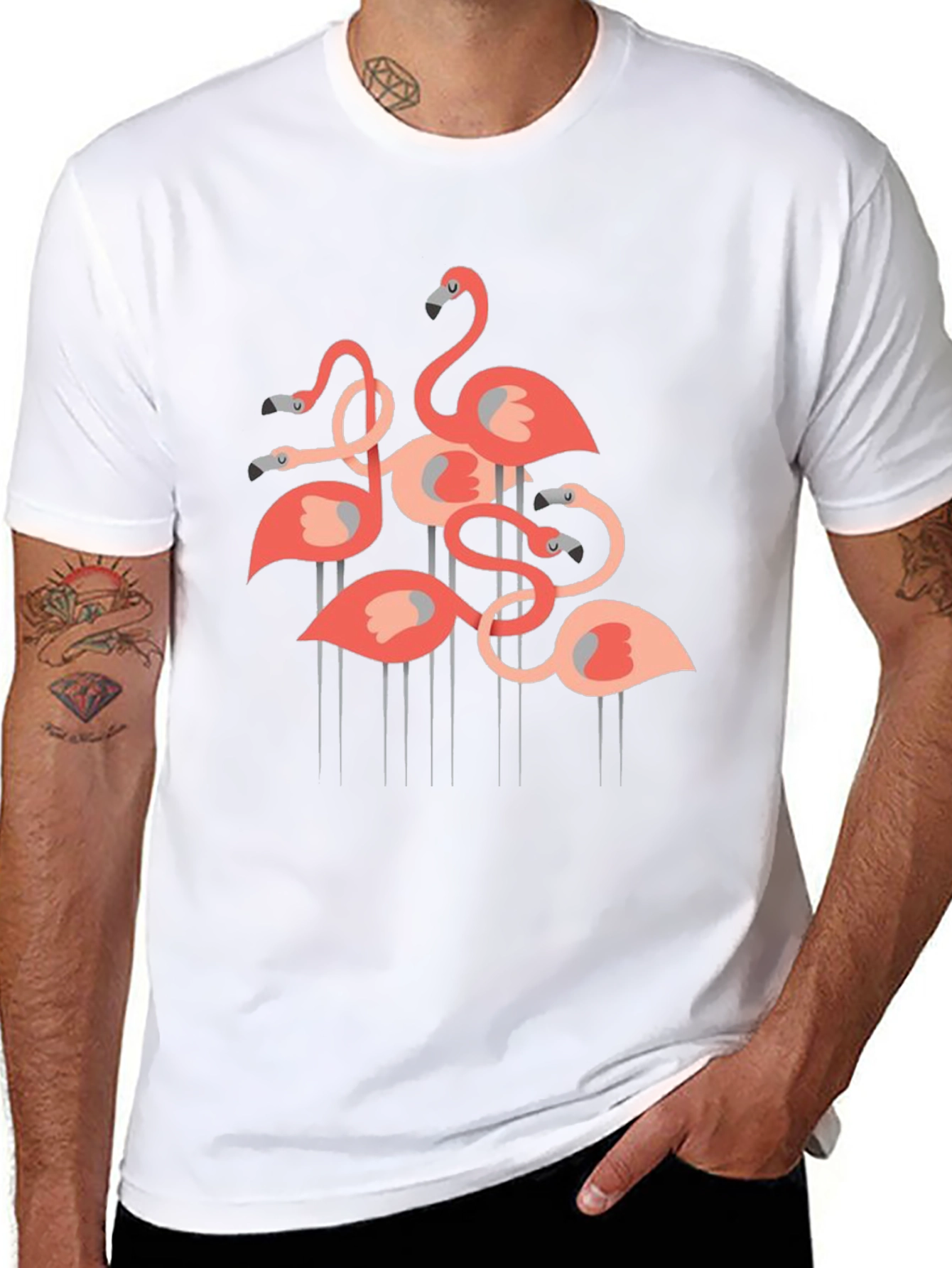 Flamingo Graphic Tee - Stylish & Fun!