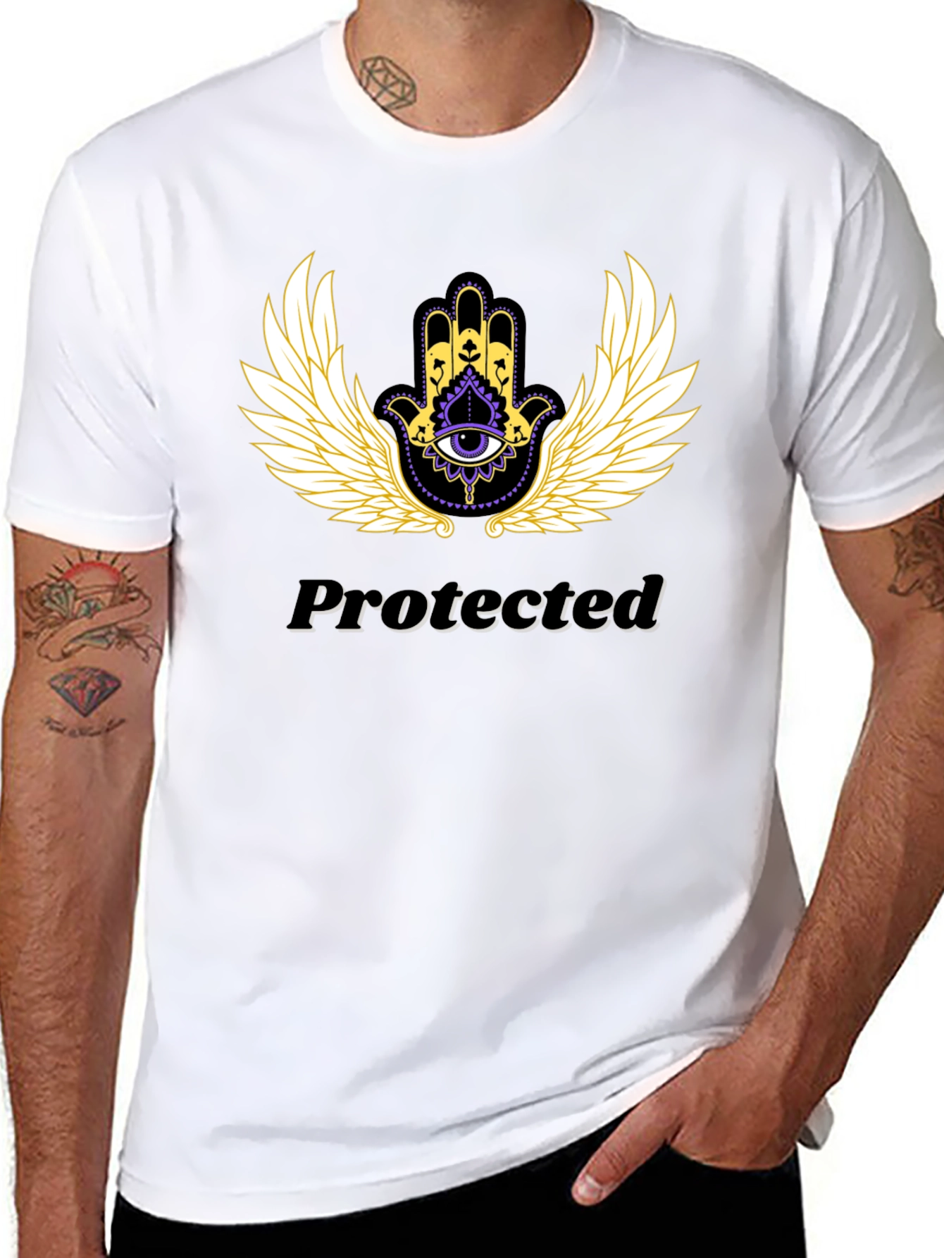 Protected Hamsa Graphic Tee