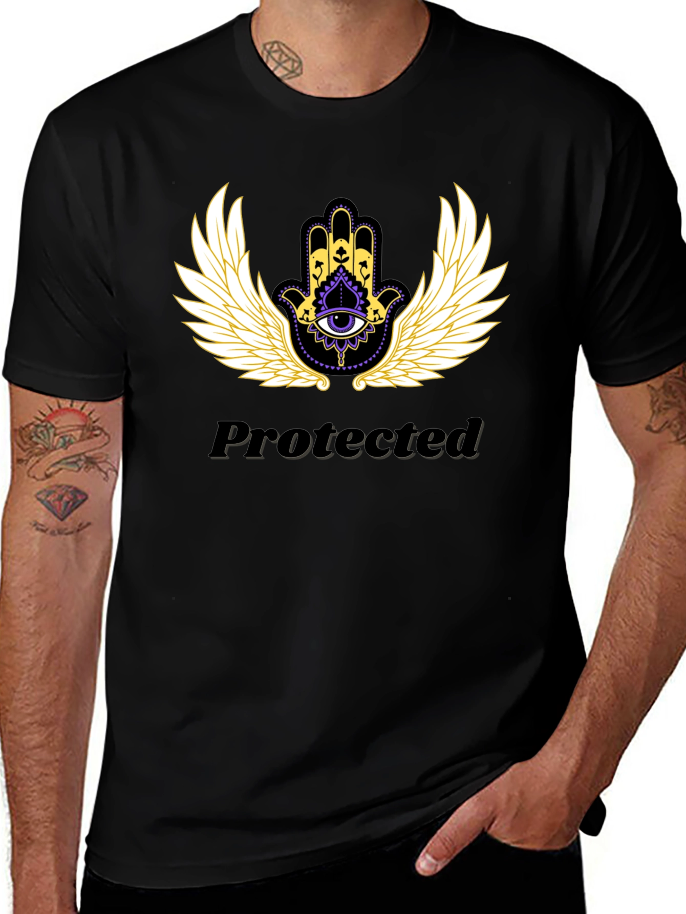 Protected Hamsa Graphic Tee