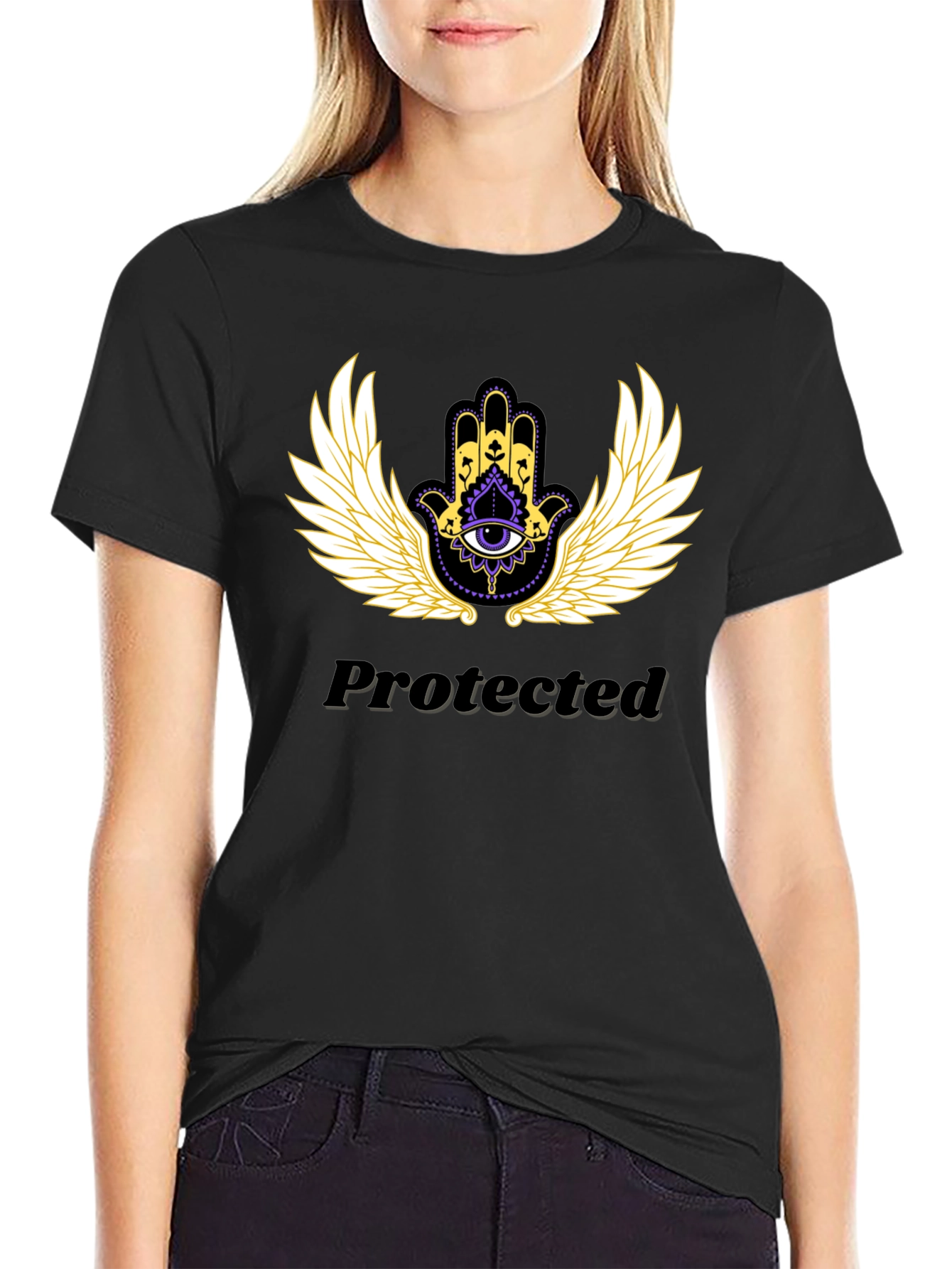 Protected Hamsa Graphic Tee