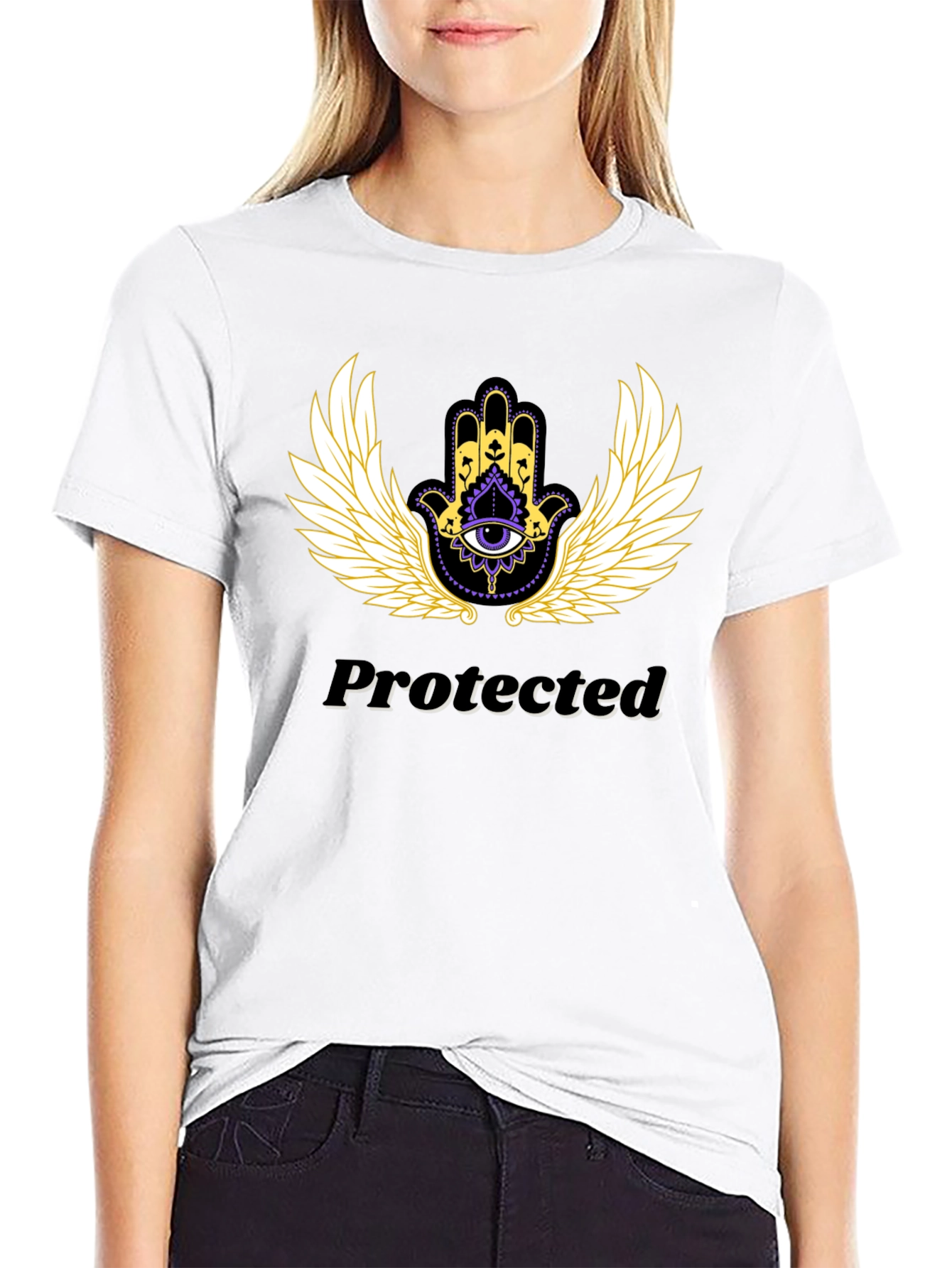 Protected Hamsa Graphic Tee