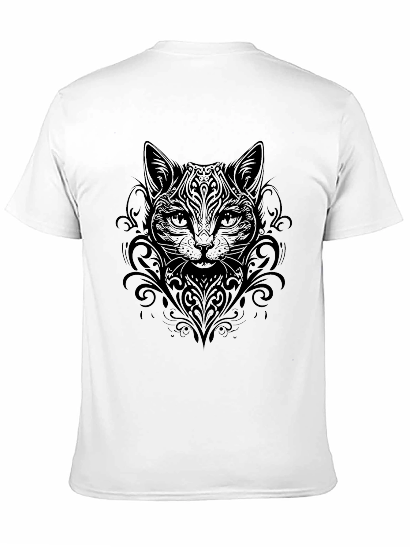 Black Cat Ornamental T-Shirt