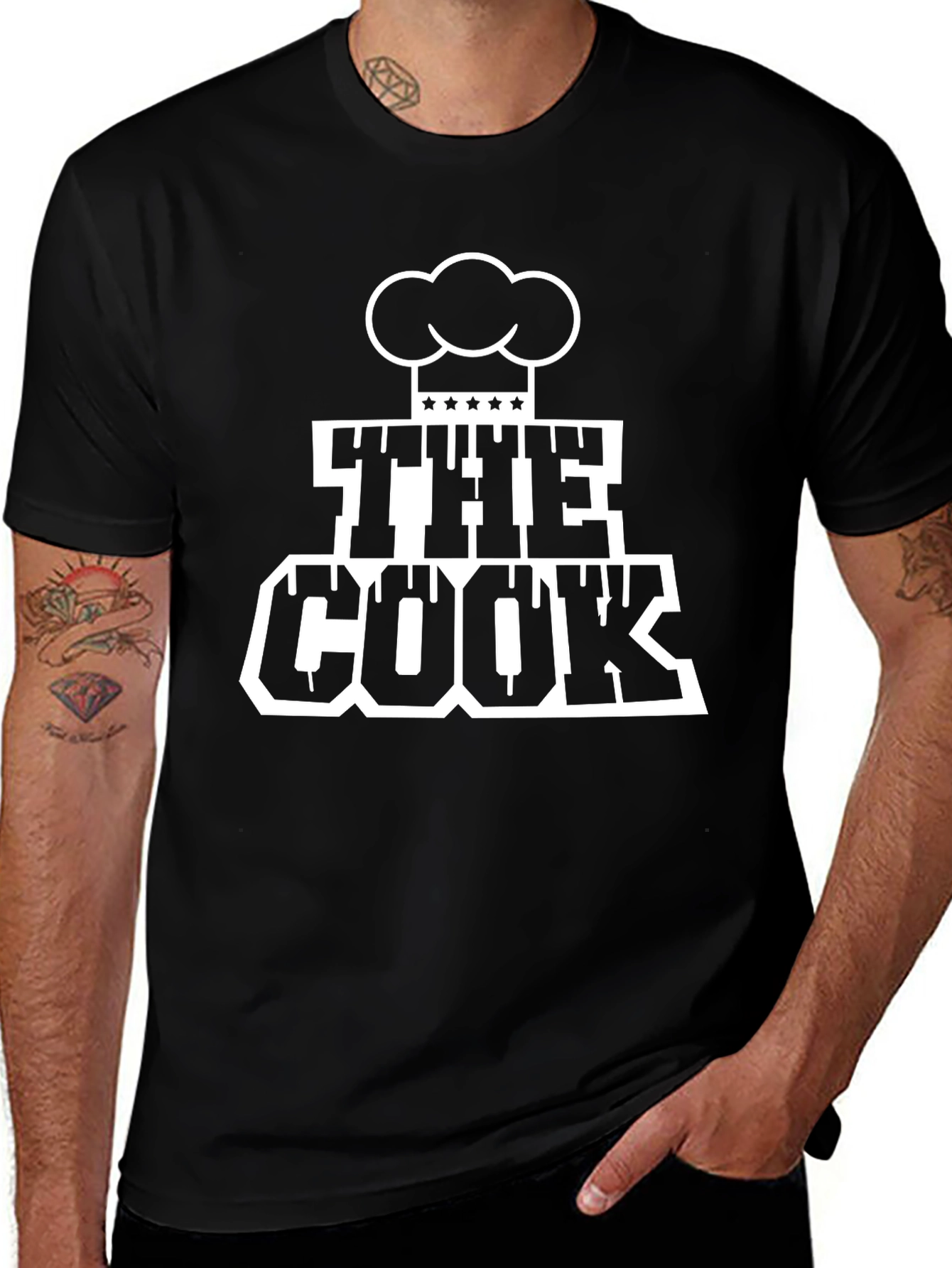 The Cook T-Shirt - Chefs Hat Design