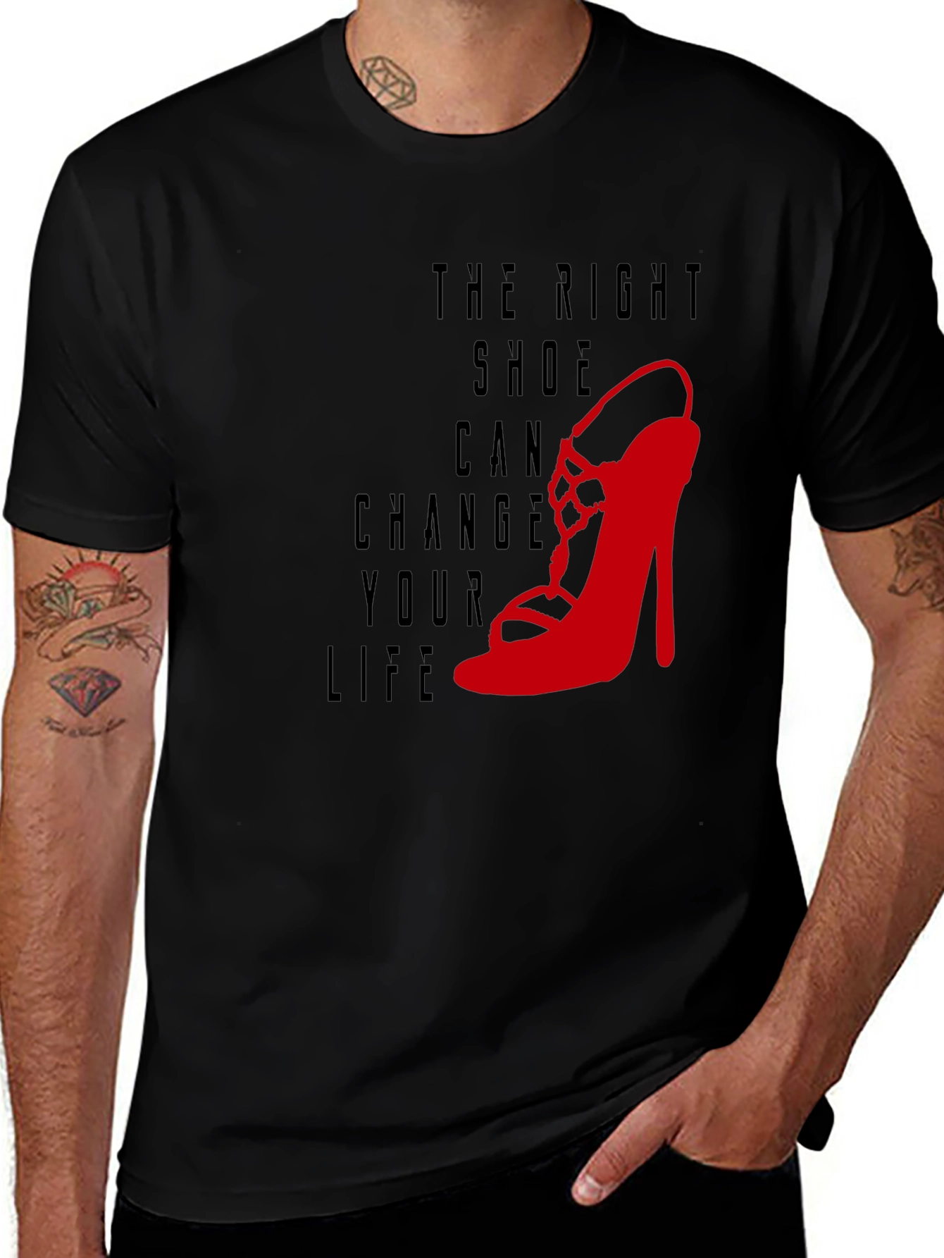 The Right Shoe T-Shirt - Fashion Graphic Tee