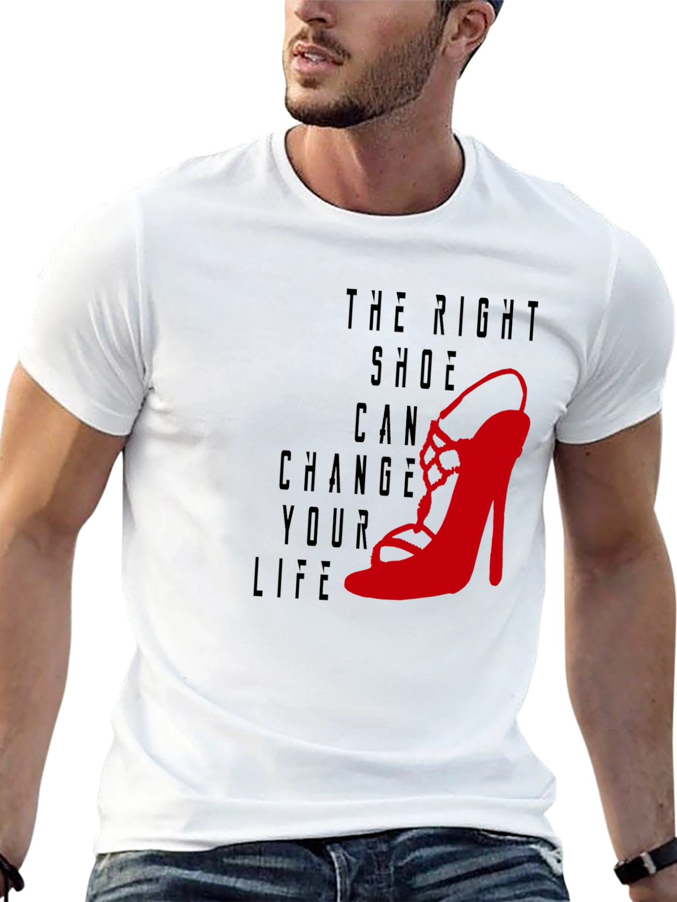 The Right Shoe T-Shirt - Fashion Graphic Tee