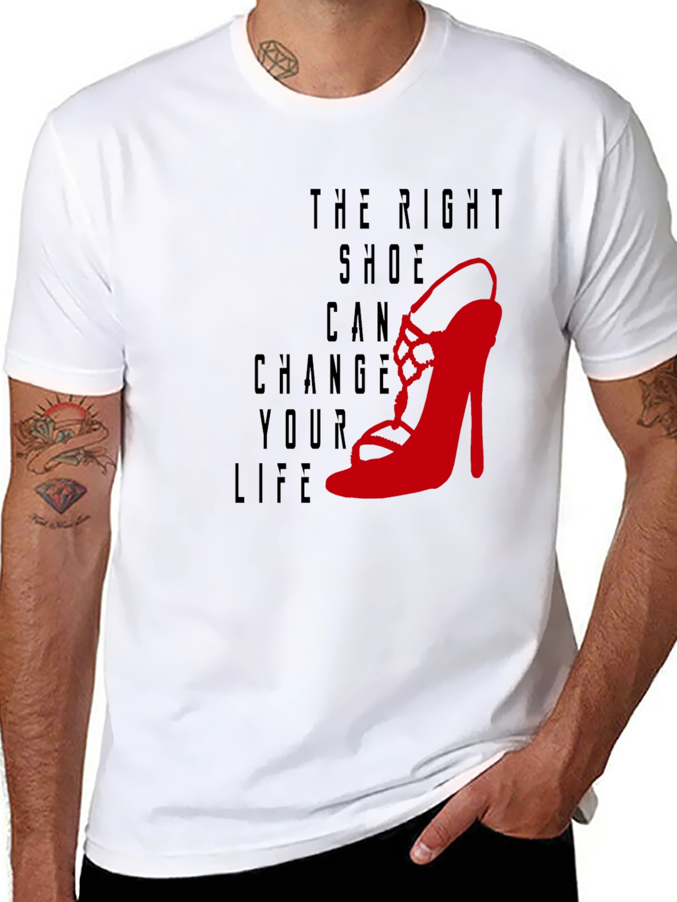 The Right Shoe T-Shirt - Fashion Graphic Tee