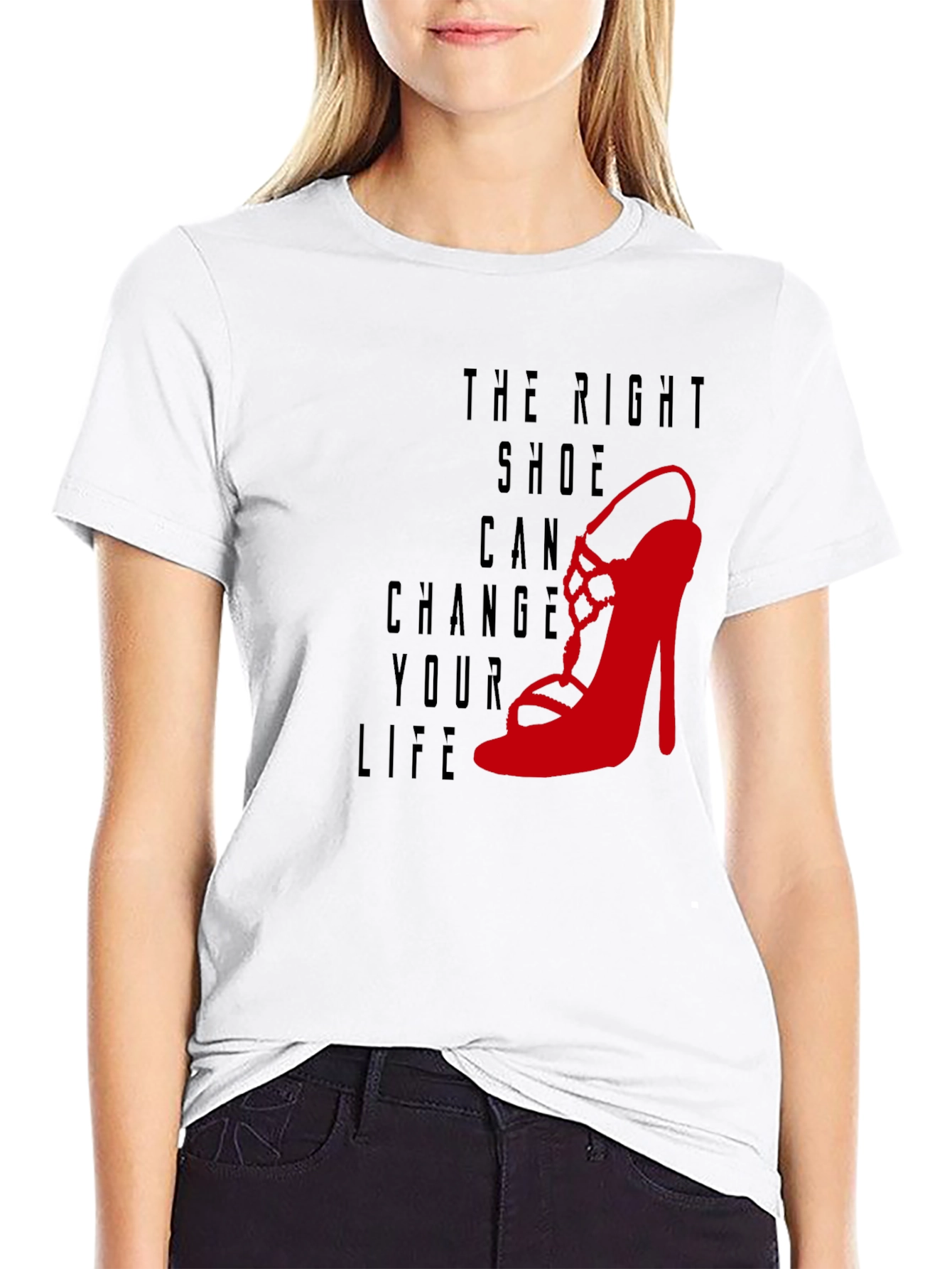 The Right Shoe T-Shirt - Fashion Graphic Tee