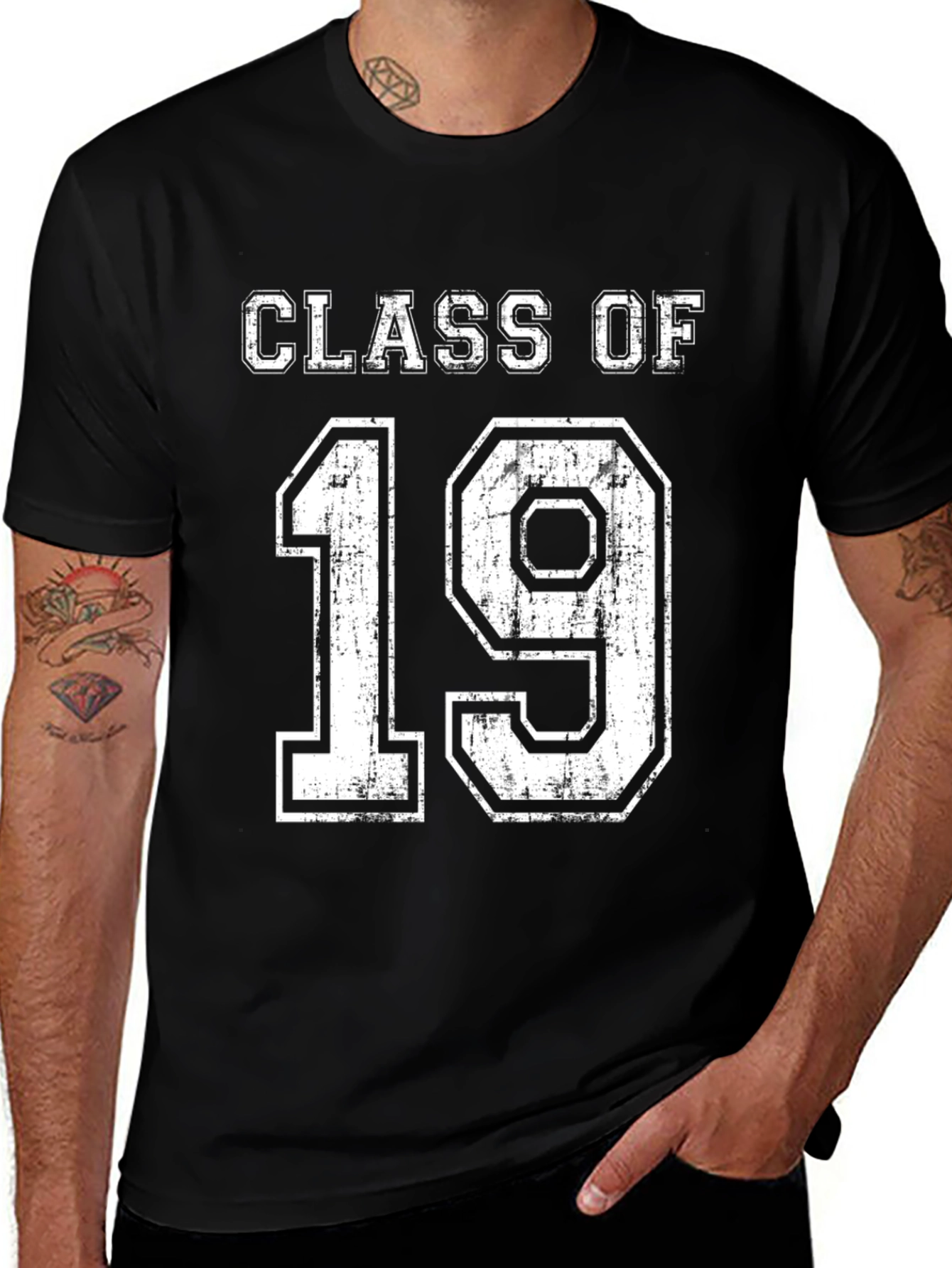 Class of 19 Black T-Shirt