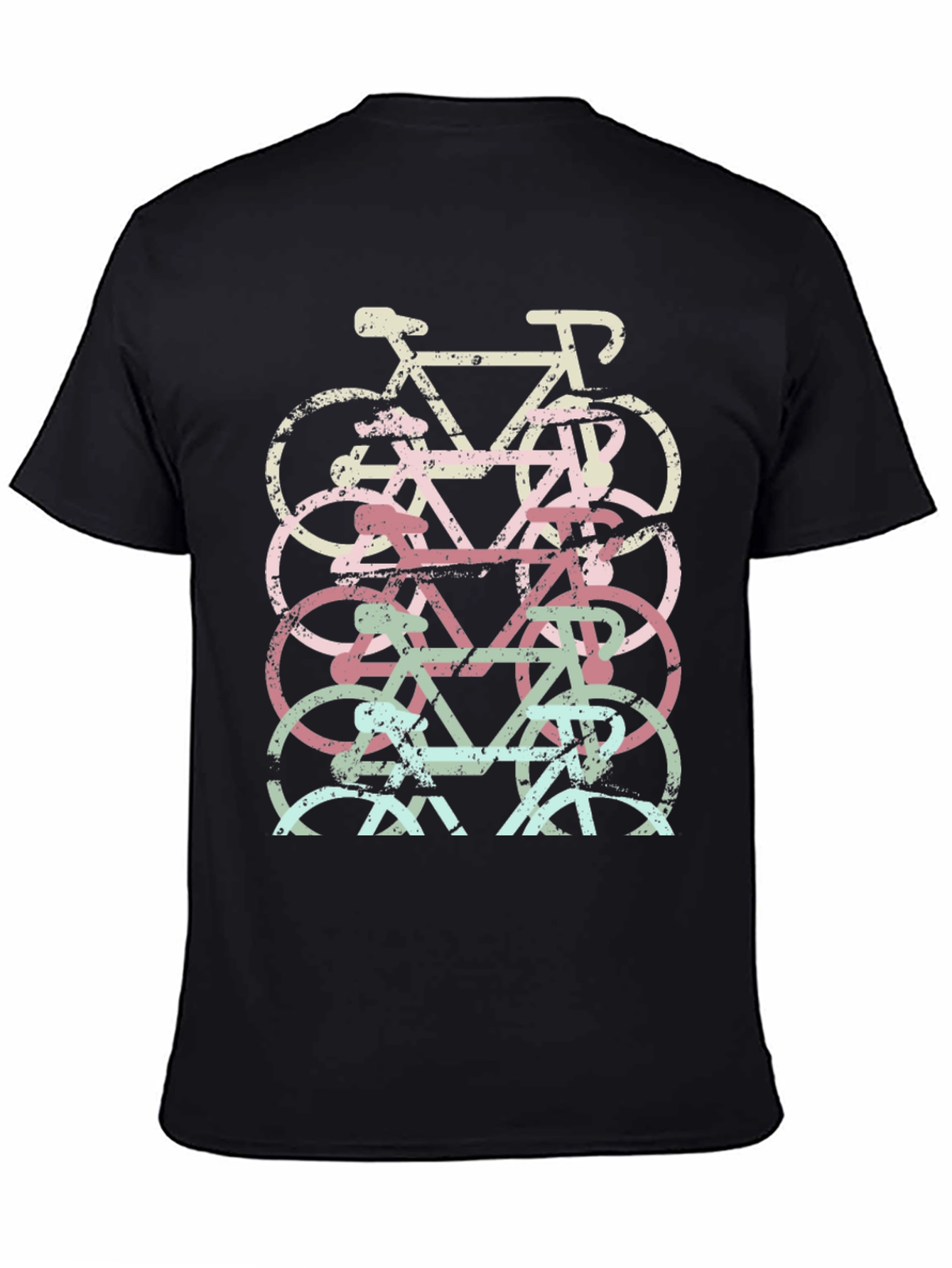 Bicycle Stack Graphic Tee - Black