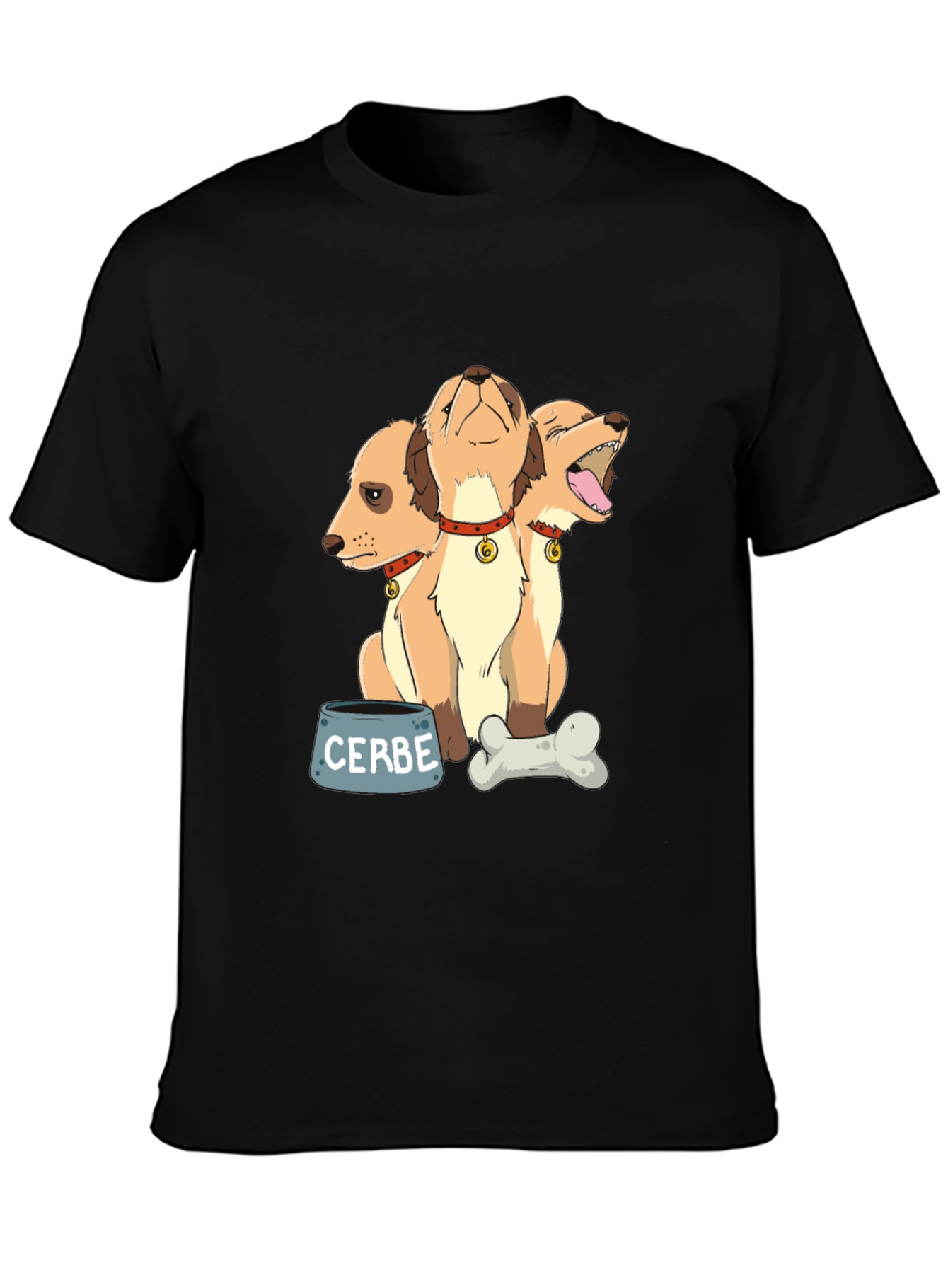 Cerberus Dog T-Shirt - Mythical 3-Headed Puppy Tee