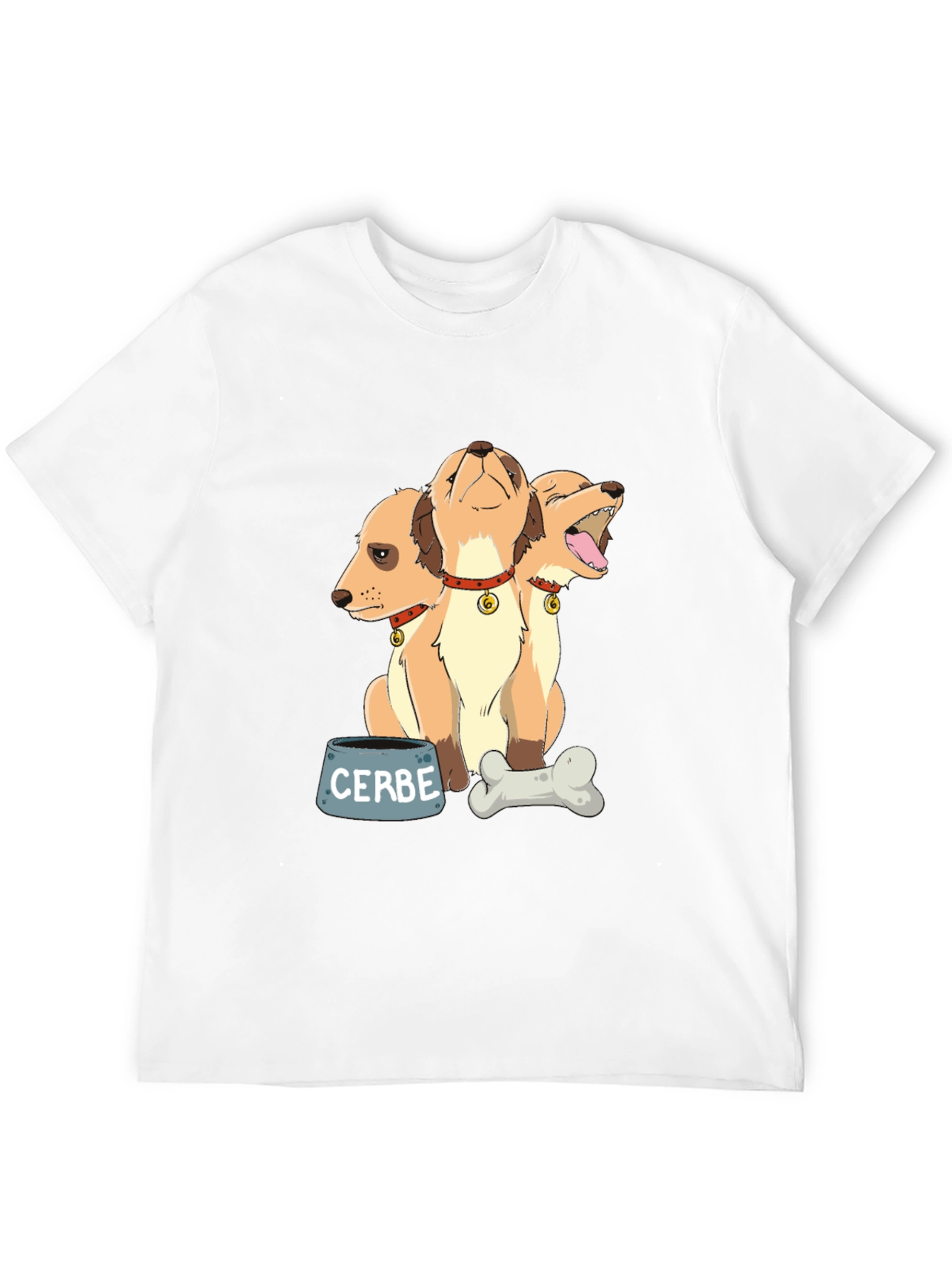 Cerberus Dog T-Shirt - Mythical 3-Headed Puppy Tee