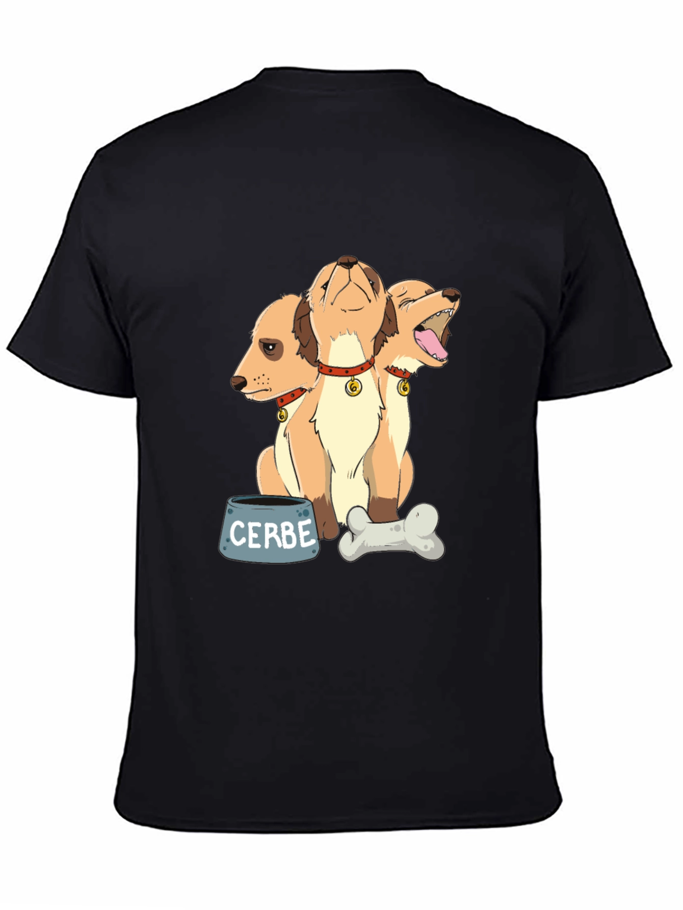Cerberus Dog T-Shirt - Mythical 3-Headed Puppy Tee