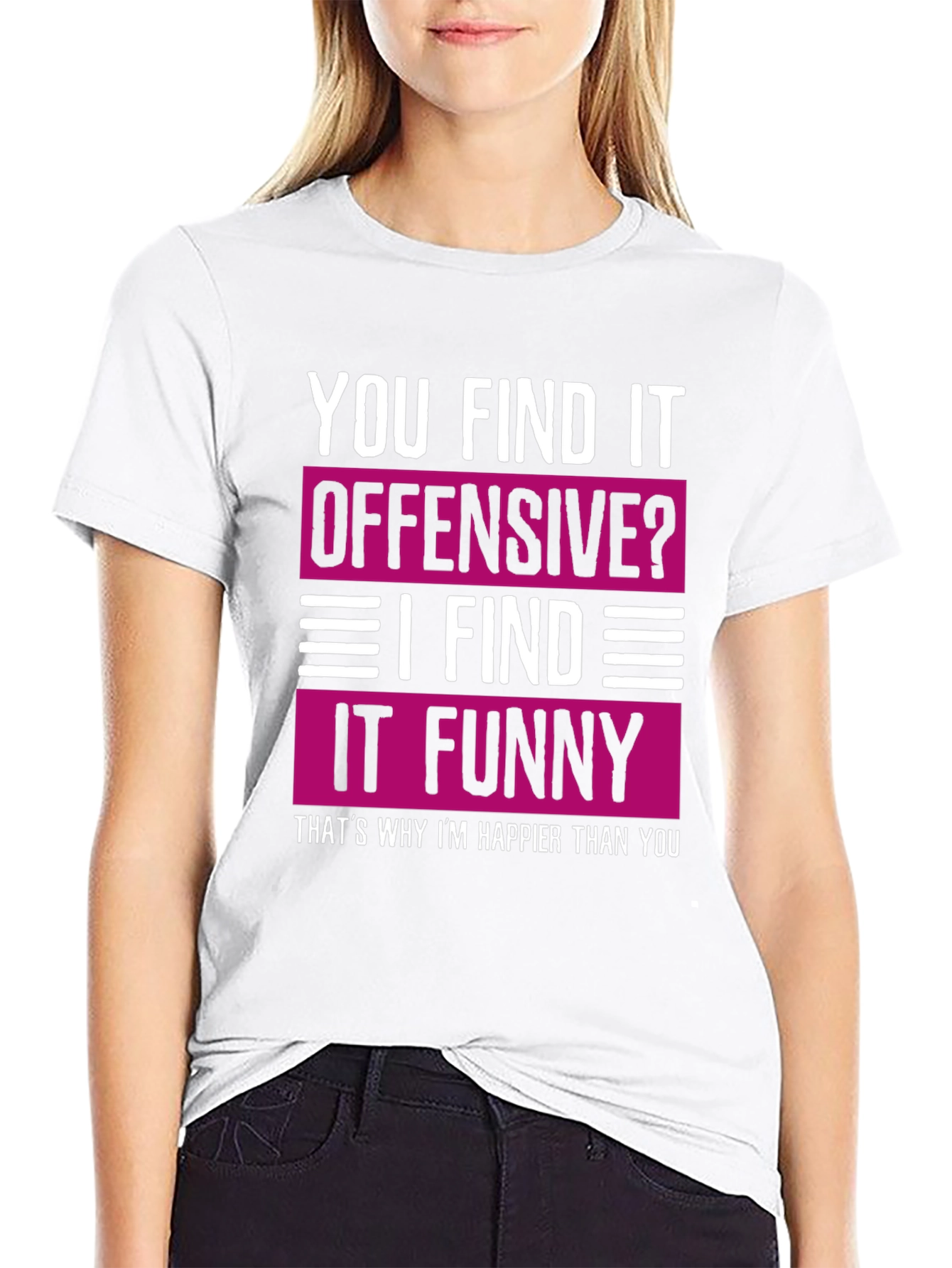 Offensive? Funny Tee: Happy Meme Shirt