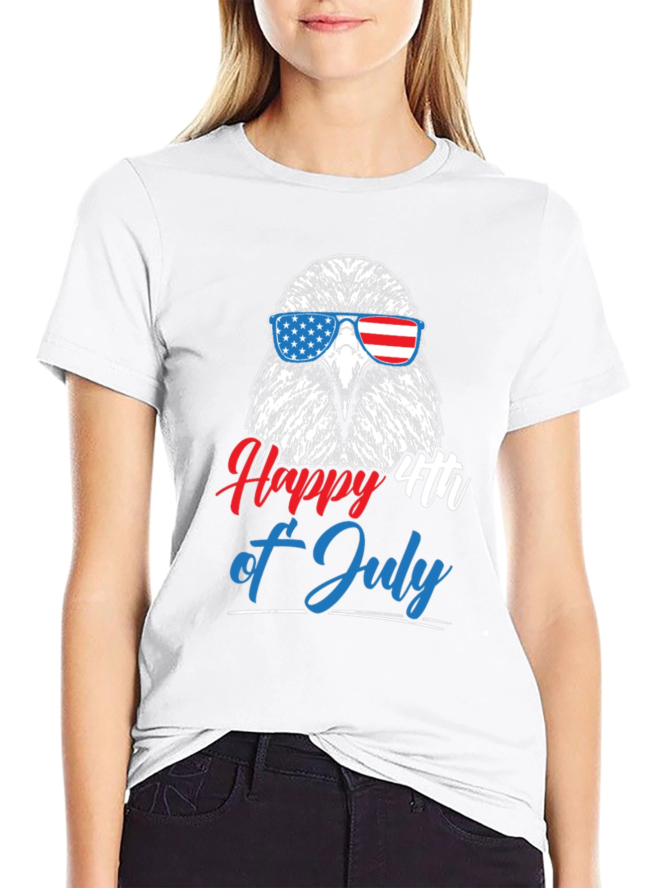 Patriotic Eagle 4th of July Graphic Tee