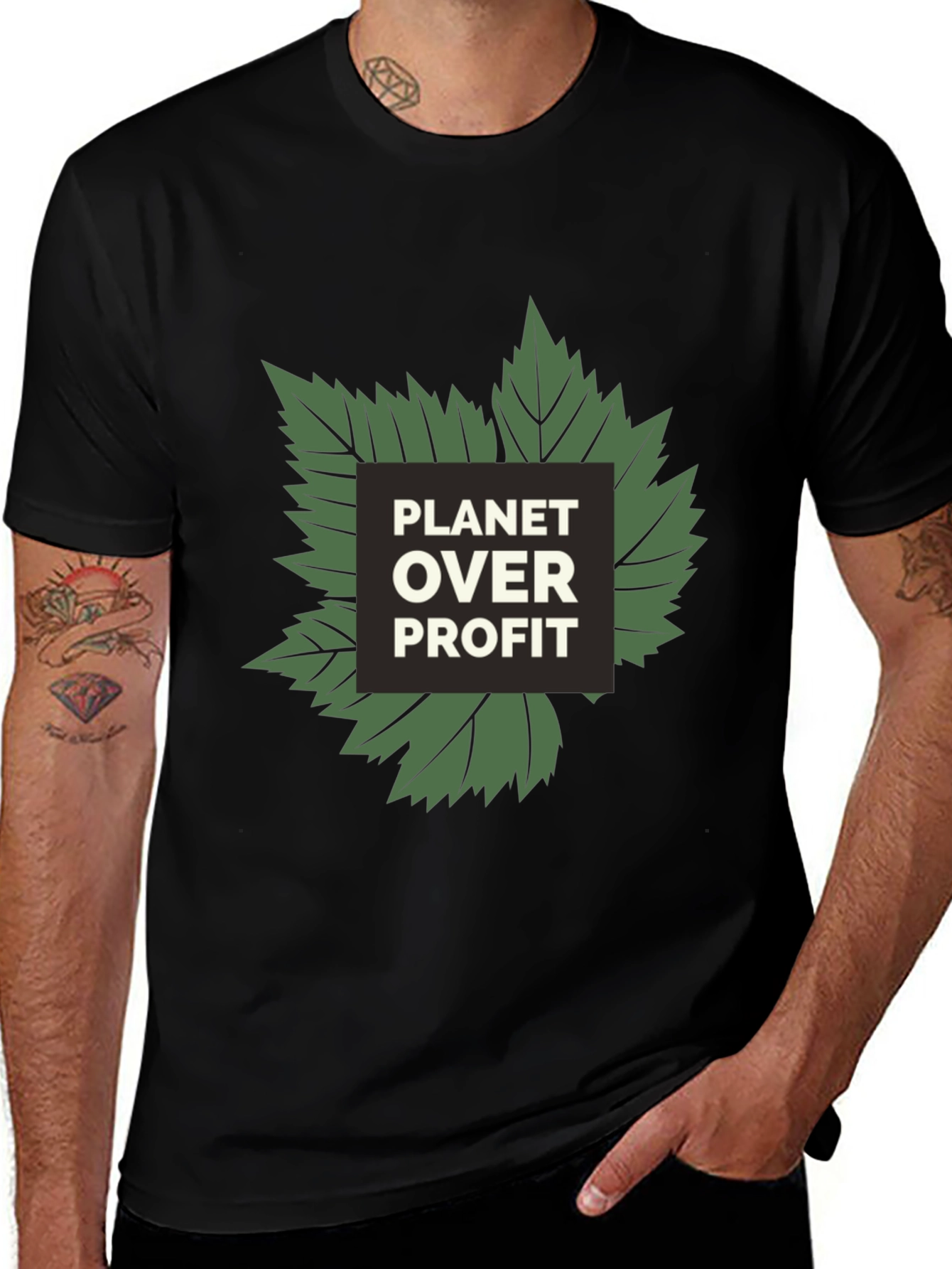 Planet Over Profit Graphic Tee