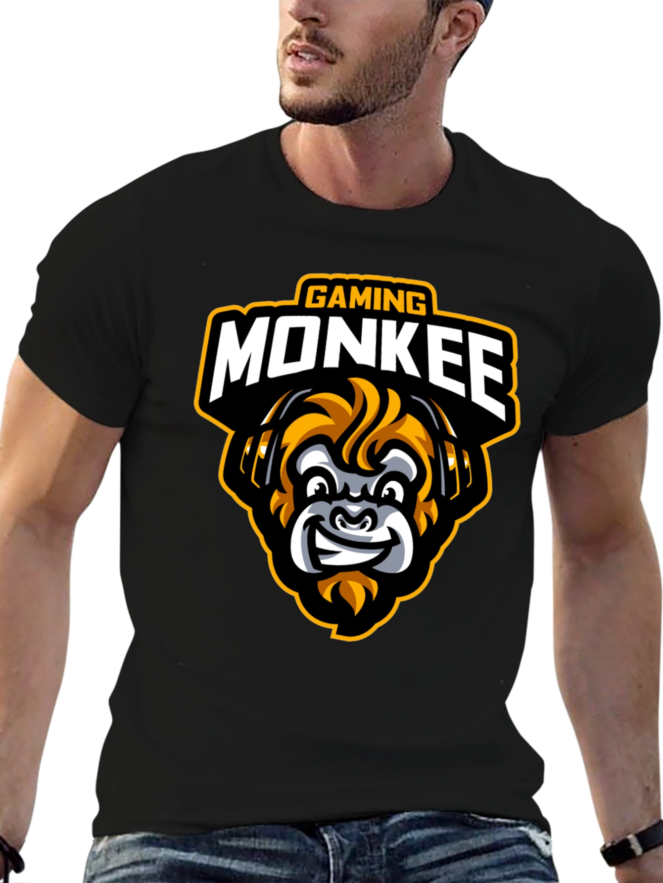 Gaming Monkee Graphic Tee - Cool Gamer T-Shirt