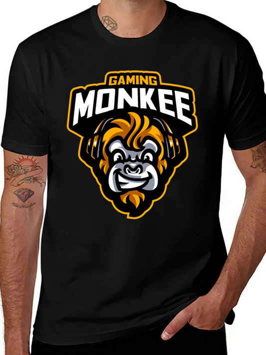 Gaming Monkee Graphic Tee - Cool Gamer T-Shirt