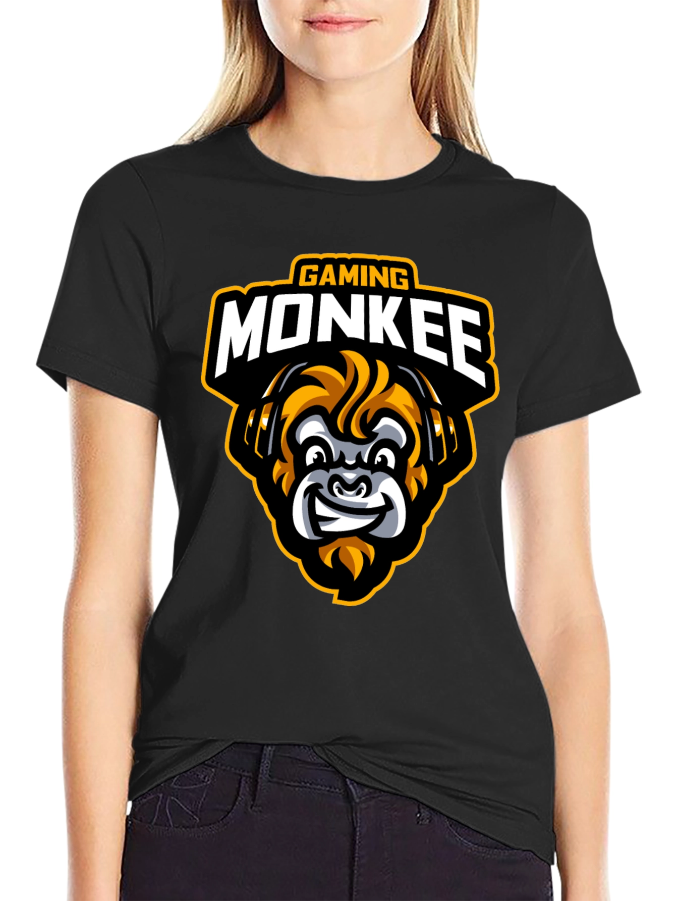 Gaming Monkee Graphic Tee - Cool Gamer T-Shirt