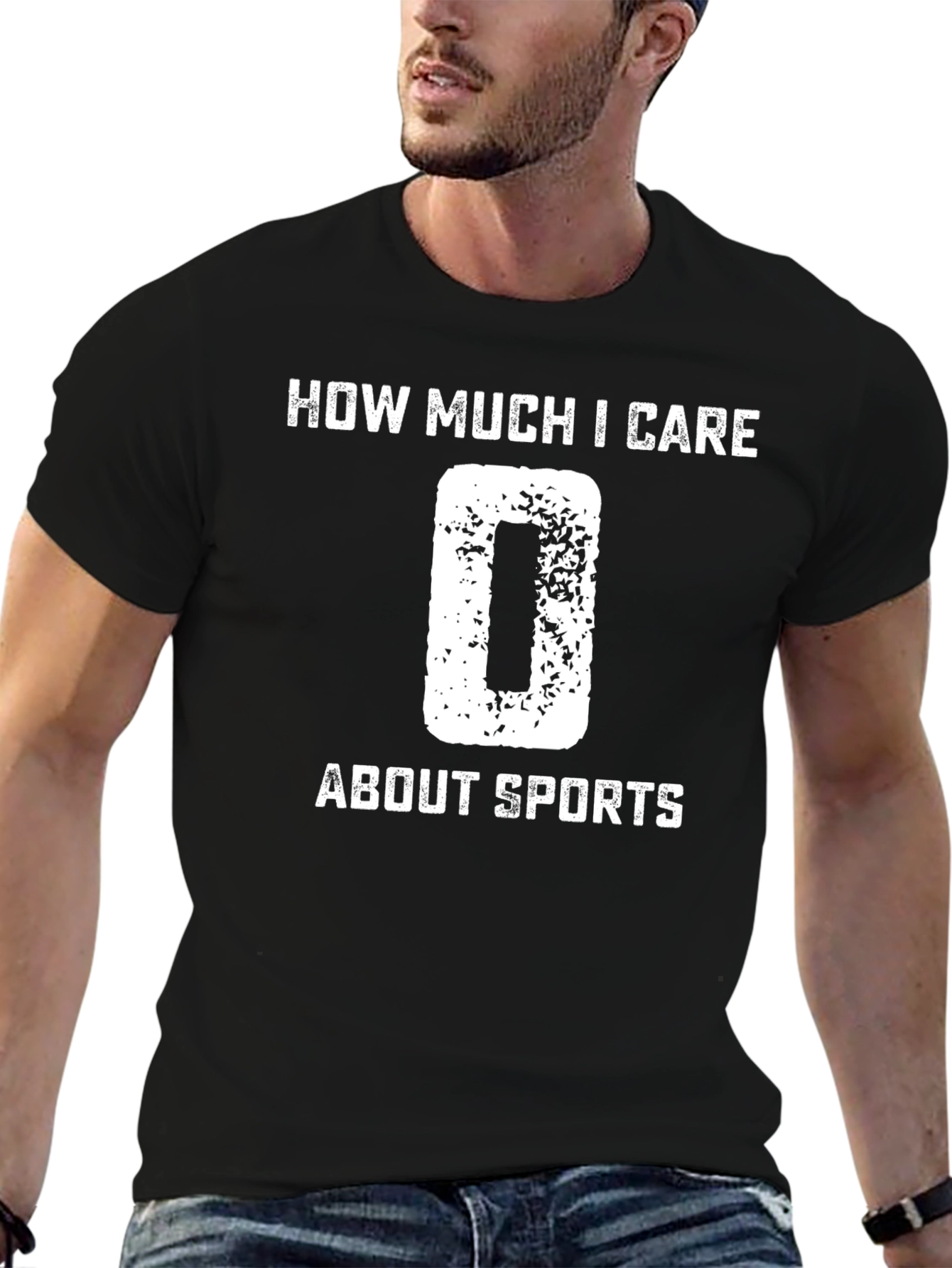 Funny How Much I Care About Sports T-Shirt